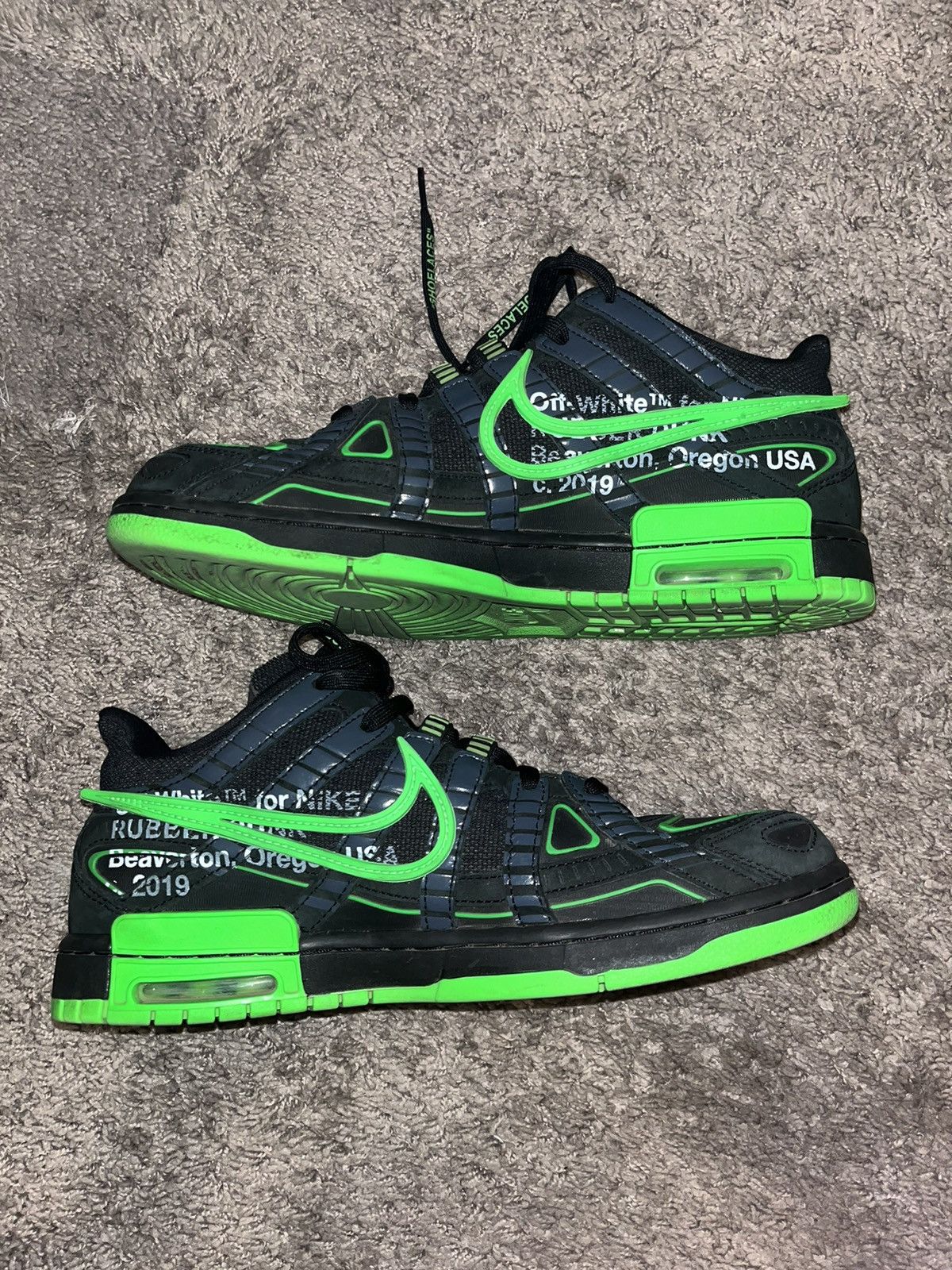 off white rubber dunk laces