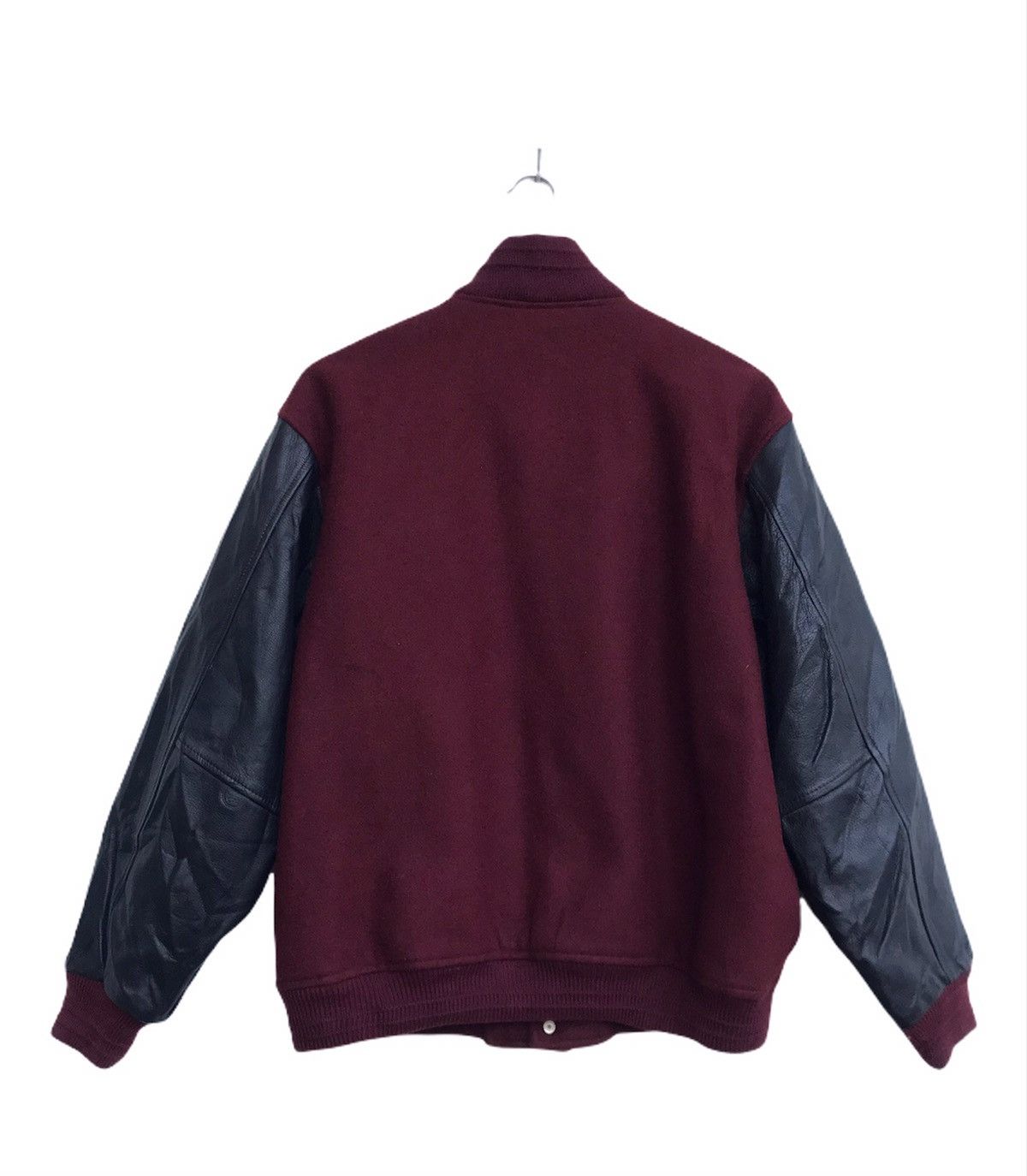 Japanese Brand × Vintage Vintage Leather Sleeve Varsity Jacket Size US M / EU 48-50 / 2 - 4 Thumbnail