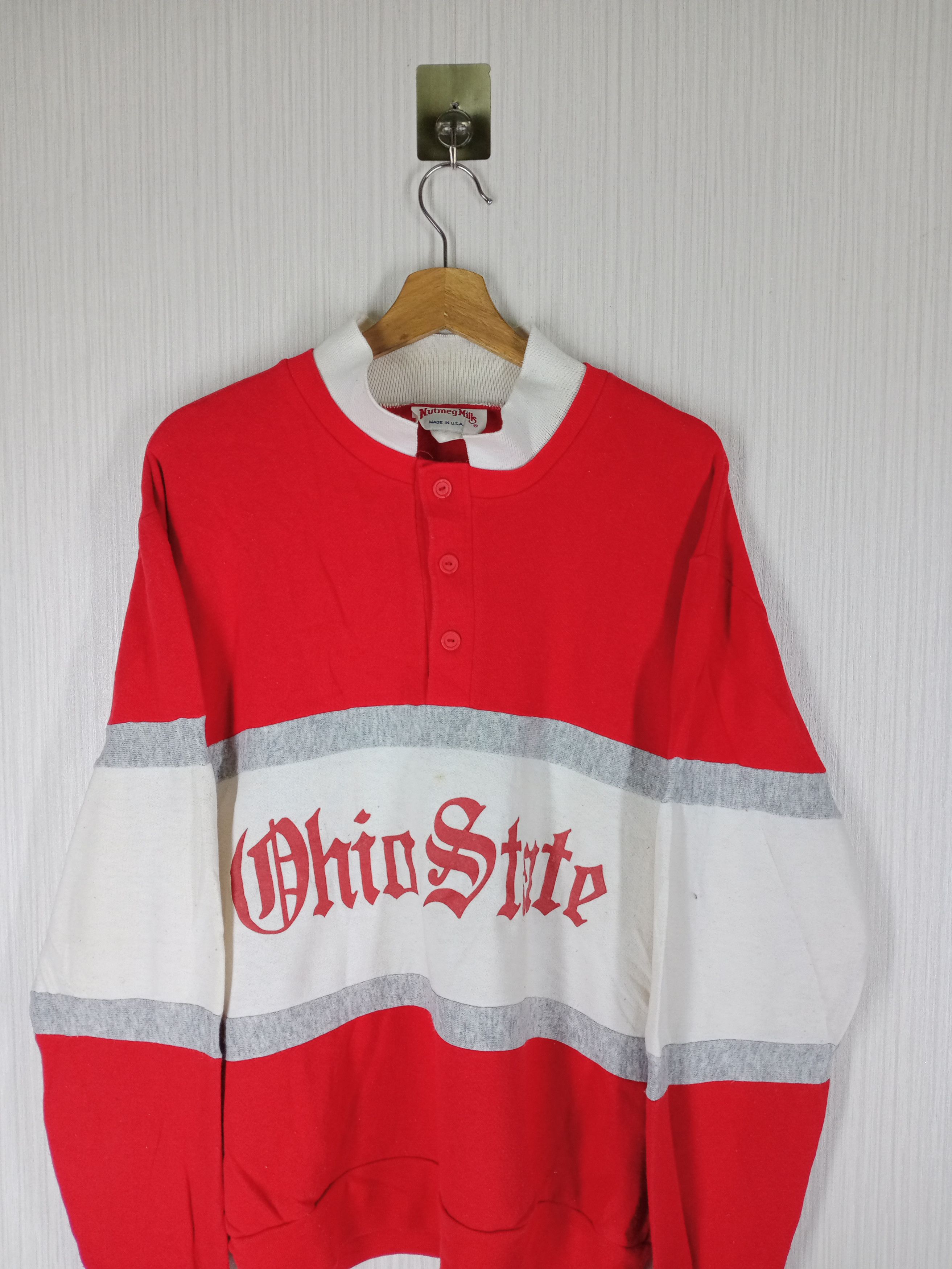 Nutmeg Vintage 90s Ohio State Sweatshirt Size US XL / EU 56 / 4 - 2 Thumbnail