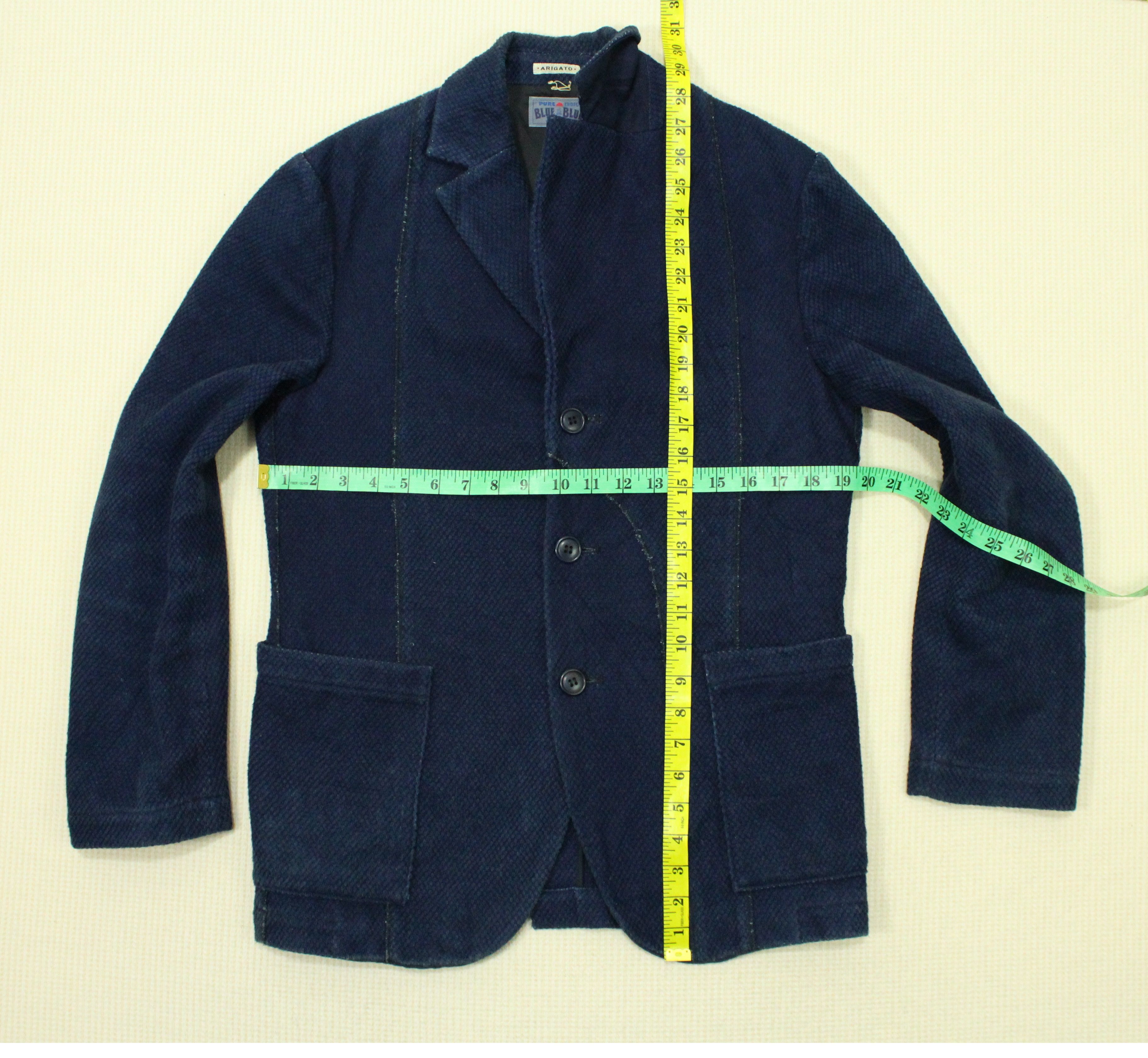 Blue Blue Japan Sashiko BLUE BLUE JAPAN Jacket Blazer Indigo Size US M / EU 48-50 / 2 - 17 Thumbnail