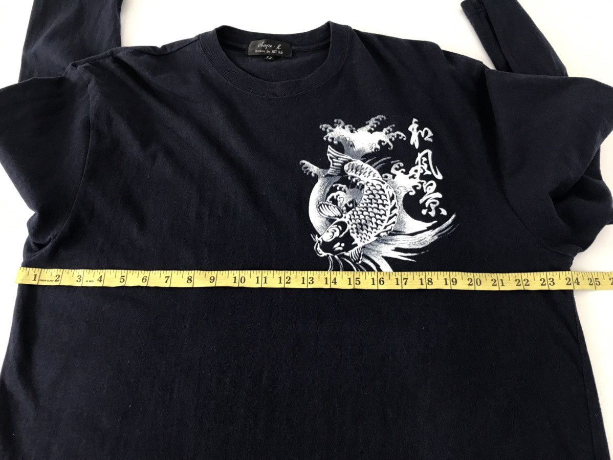 Japanese Brand Hope.H Koi Fish Art Design Long Sleeve Design Size US XL / EU 56 / 4 - 9 Thumbnail