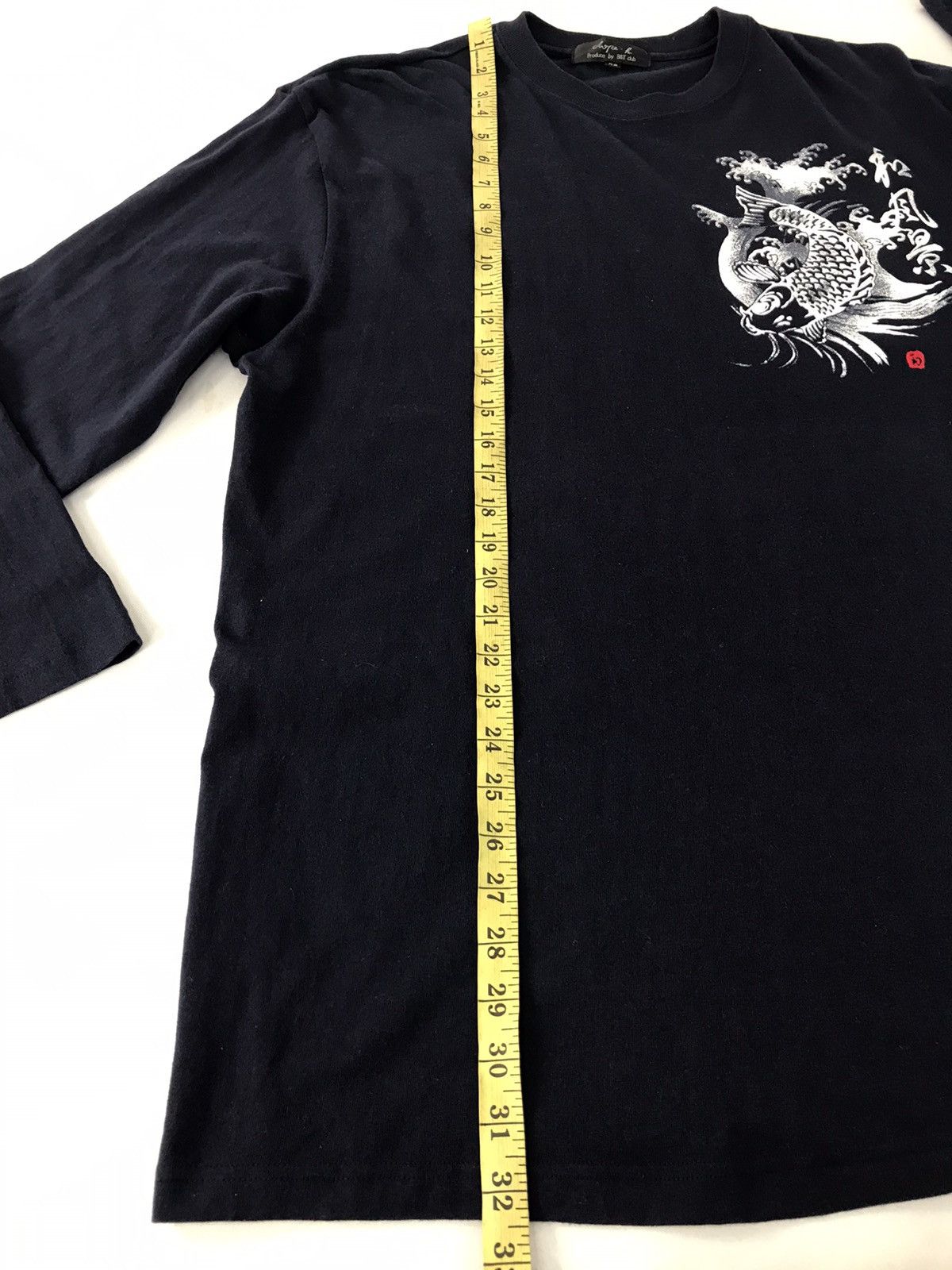 Japanese Brand Hope.H Koi Fish Art Design Long Sleeve Design Size US XL / EU 56 / 4 - 10 Thumbnail