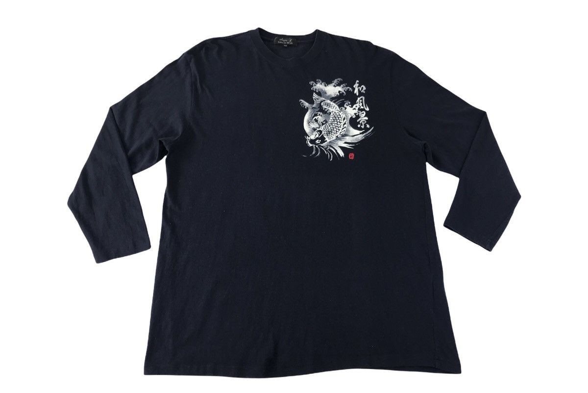 Japanese Brand Hope.H Koi Fish Art Design Long Sleeve Design Size US XL / EU 56 / 4 - 1 Thumbnail