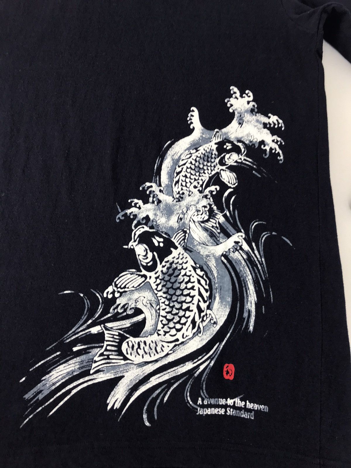 Japanese Brand Hope.H Koi Fish Art Design Long Sleeve Design Size US XL / EU 56 / 4 - 8 Thumbnail
