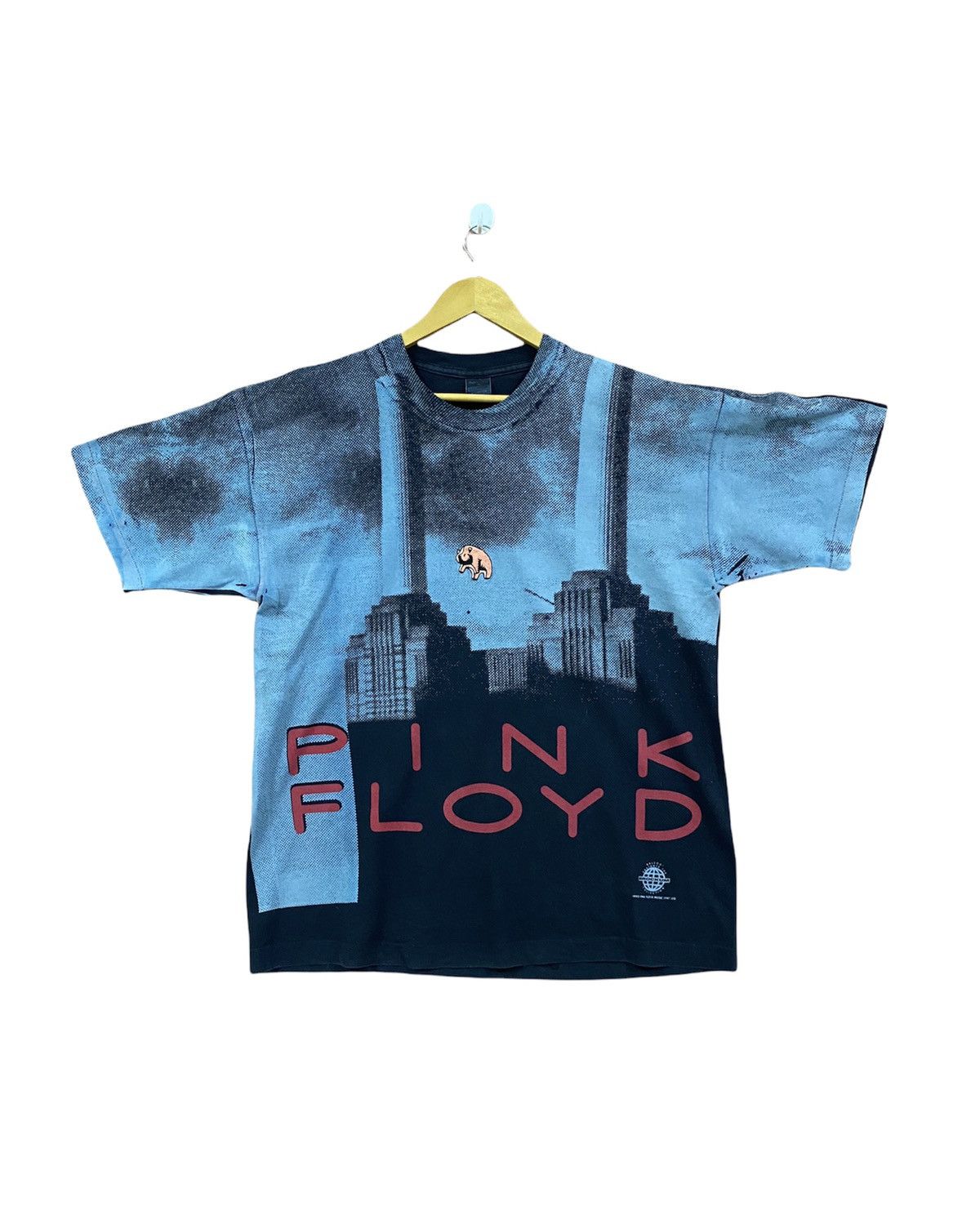 vintage 1992 PINK FLOYD animals fullprint all over print