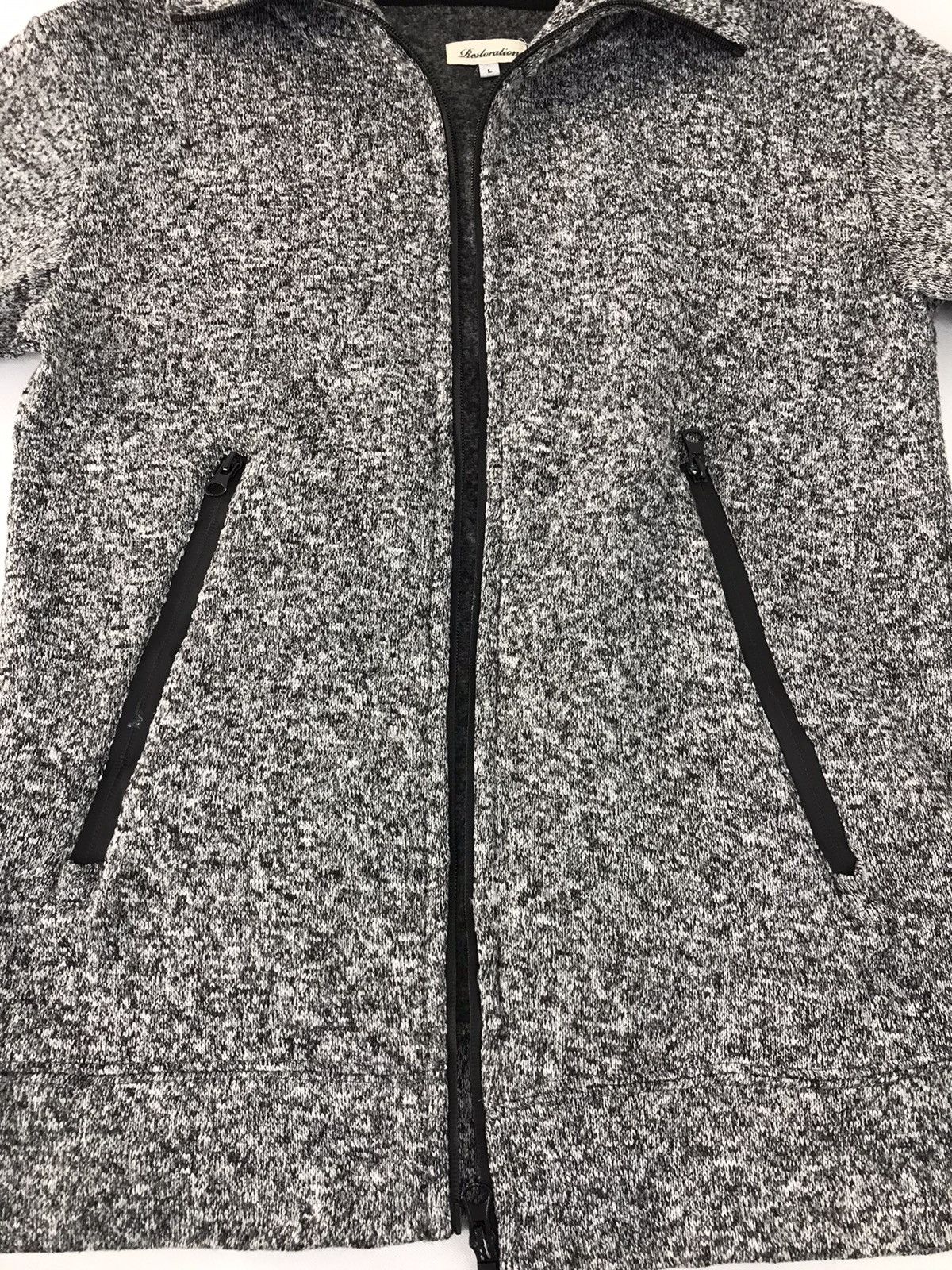 Japanese Brand Vintage Restoration Sweater Wool Zipper Hoodie Size US S / EU 44-46 / 1 - 4 Thumbnail