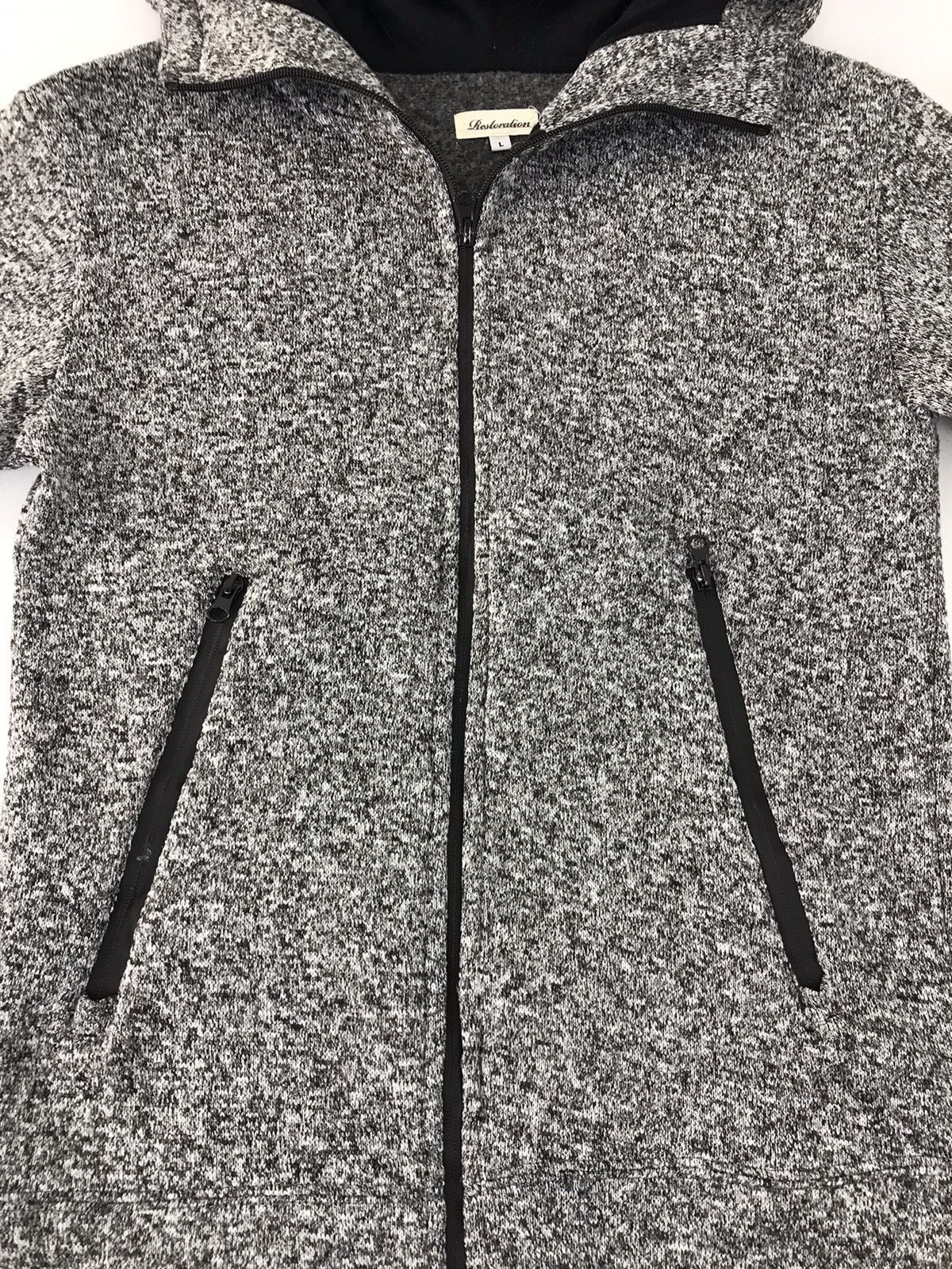 Japanese Brand Vintage Restoration Sweater Wool Zipper Hoodie Size US S / EU 44-46 / 1 - 3 Thumbnail