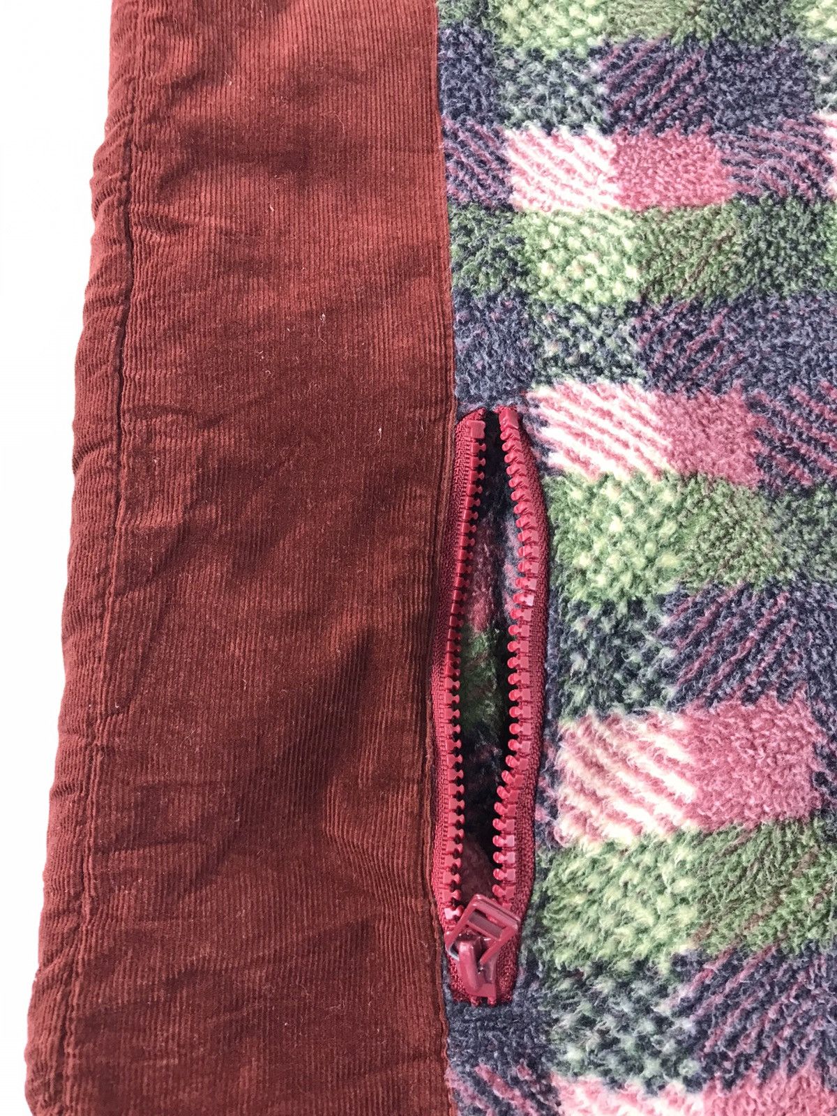 Japanese Brand Sweater Drug Store’s Fleece Striped Zipper Pocket Size US L / EU 52-54 / 3 - 6 Thumbnail