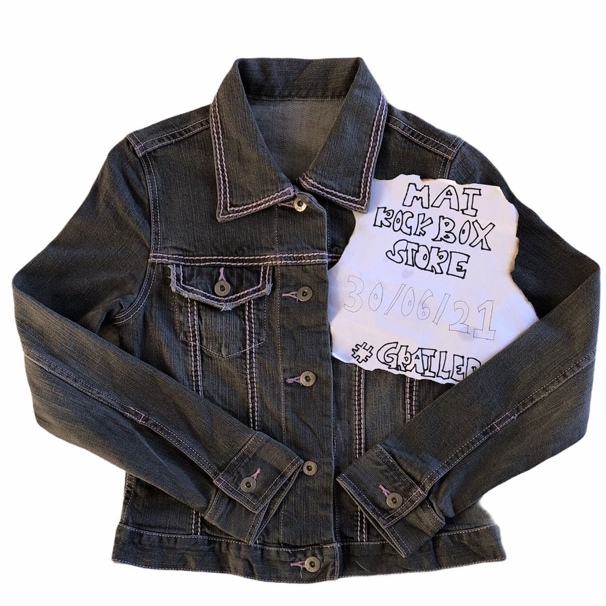 Japanese Brand Vintage Denim Jacket by J&R Size XS / US 0-2 / IT 36-38 - 1 Thumbnail