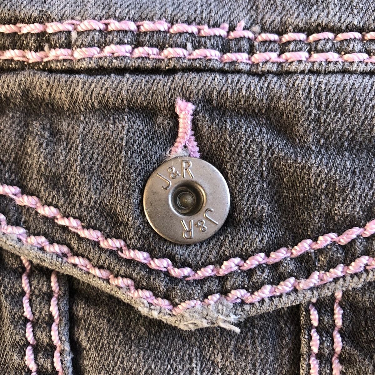 Japanese Brand Vintage Denim Jacket by J&R Size XS / US 0-2 / IT 36-38 - 8 Thumbnail
