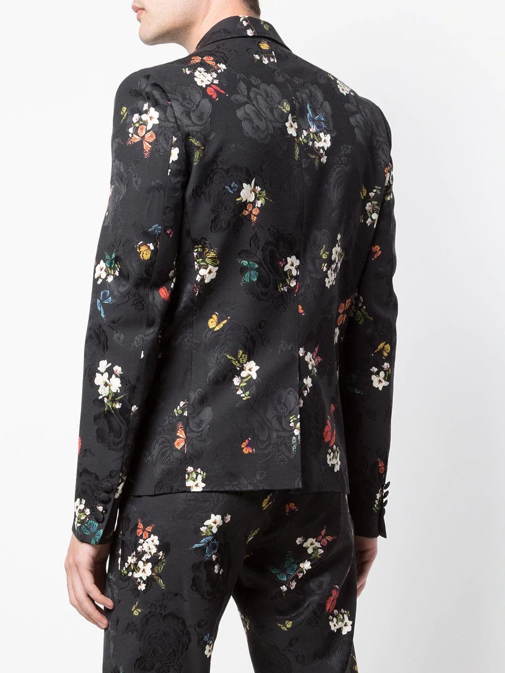 Amiri Men's Butterfly Jacquard Blazer Suiting in Black Size US S / EU 44-46 / 1 - 4 Thumbnail