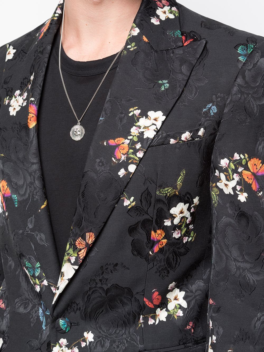 Amiri Men's Butterfly Jacquard Blazer Suiting in Black Size US S / EU 44-46 / 1 - 5 Thumbnail