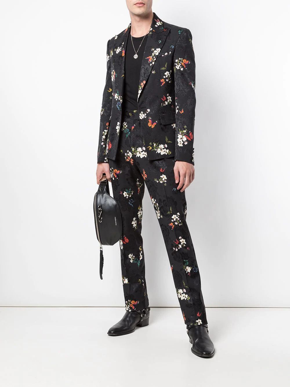 Amiri Men's Butterfly Jacquard Blazer Suiting in Black Size US S / EU 44-46 / 1 - 2 Thumbnail