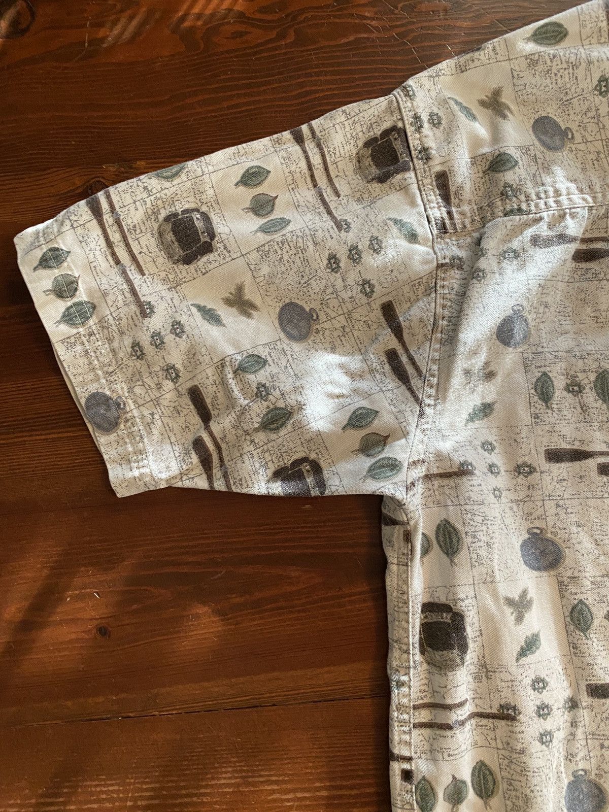Vintage Vintage 90’s Gunnison Denim Outdoors Theme Button Up Size US XL / EU 56 / 4 - 12 Thumbnail
