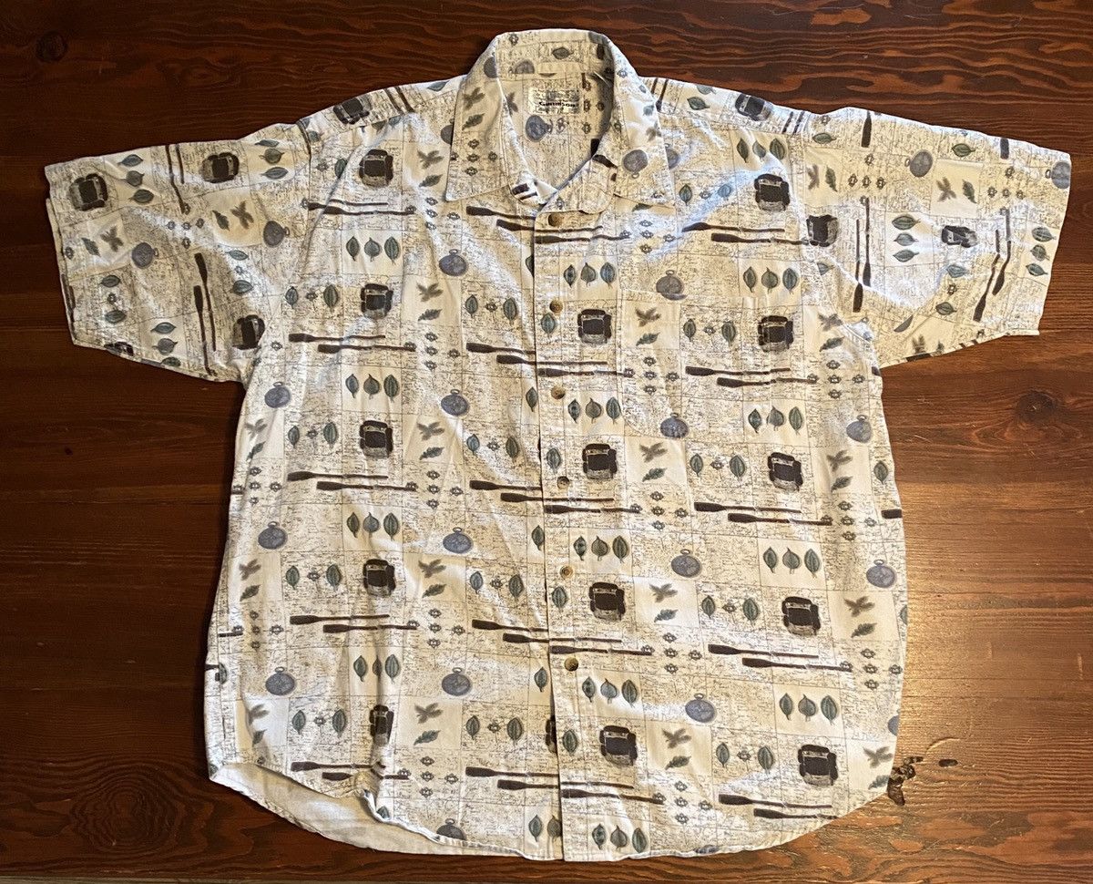 Vintage Vintage 90’s Gunnison Denim Outdoors Theme Button Up Size US XL / EU 56 / 4 - 2 Thumbnail