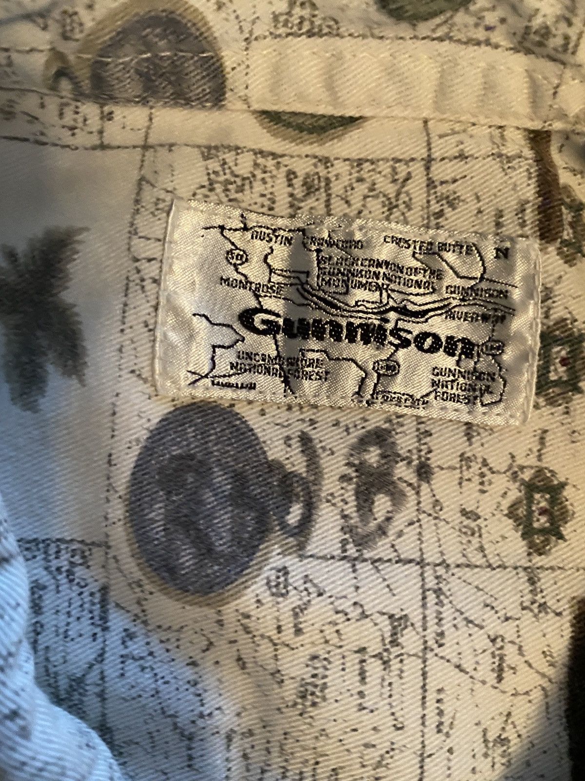 Vintage Vintage 90’s Gunnison Denim Outdoors Theme Button Up Size US XL / EU 56 / 4 - 3 Thumbnail