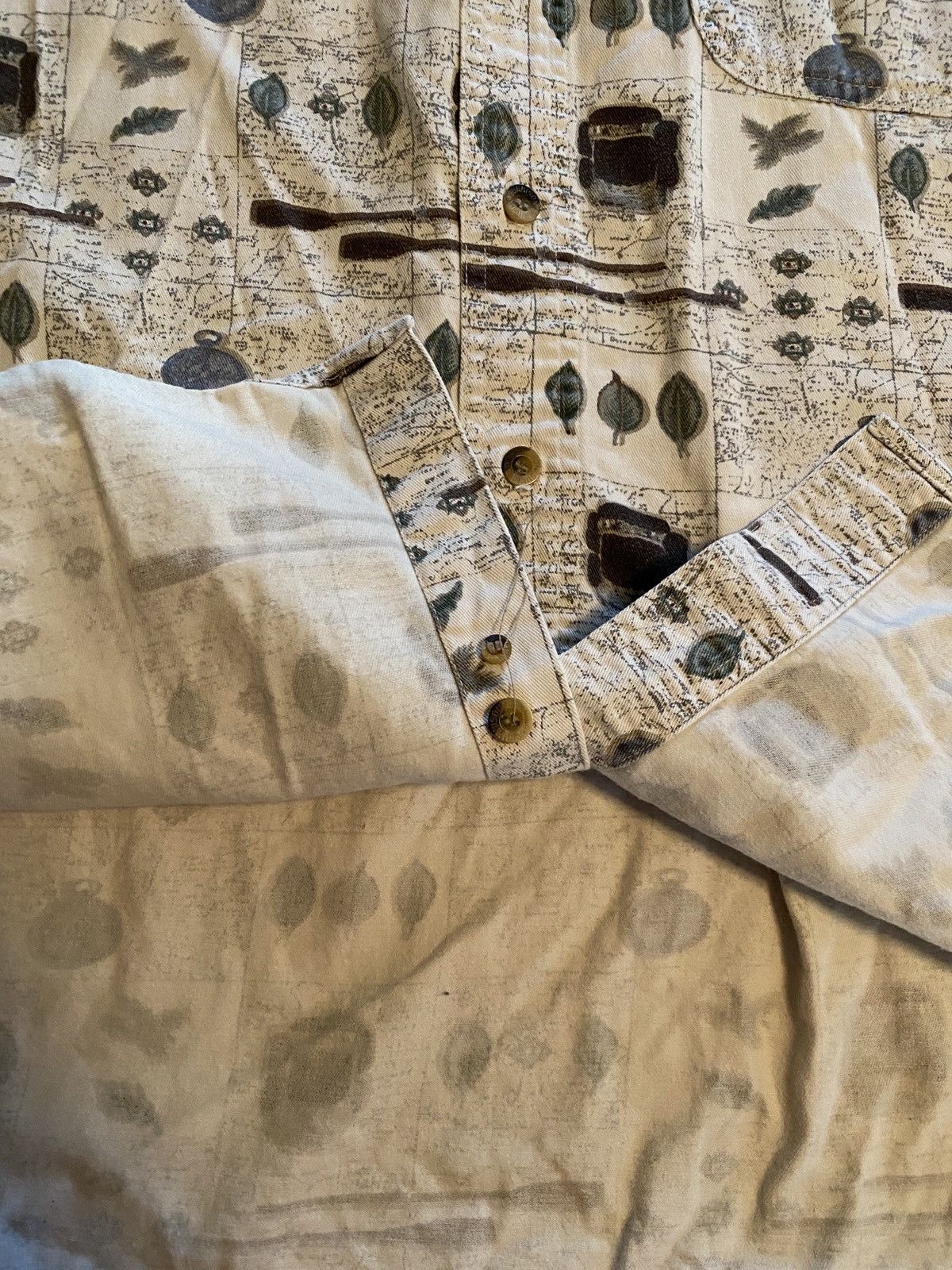 Vintage Vintage 90’s Gunnison Denim Outdoors Theme Button Up Size US XL / EU 56 / 4 - 7 Thumbnail