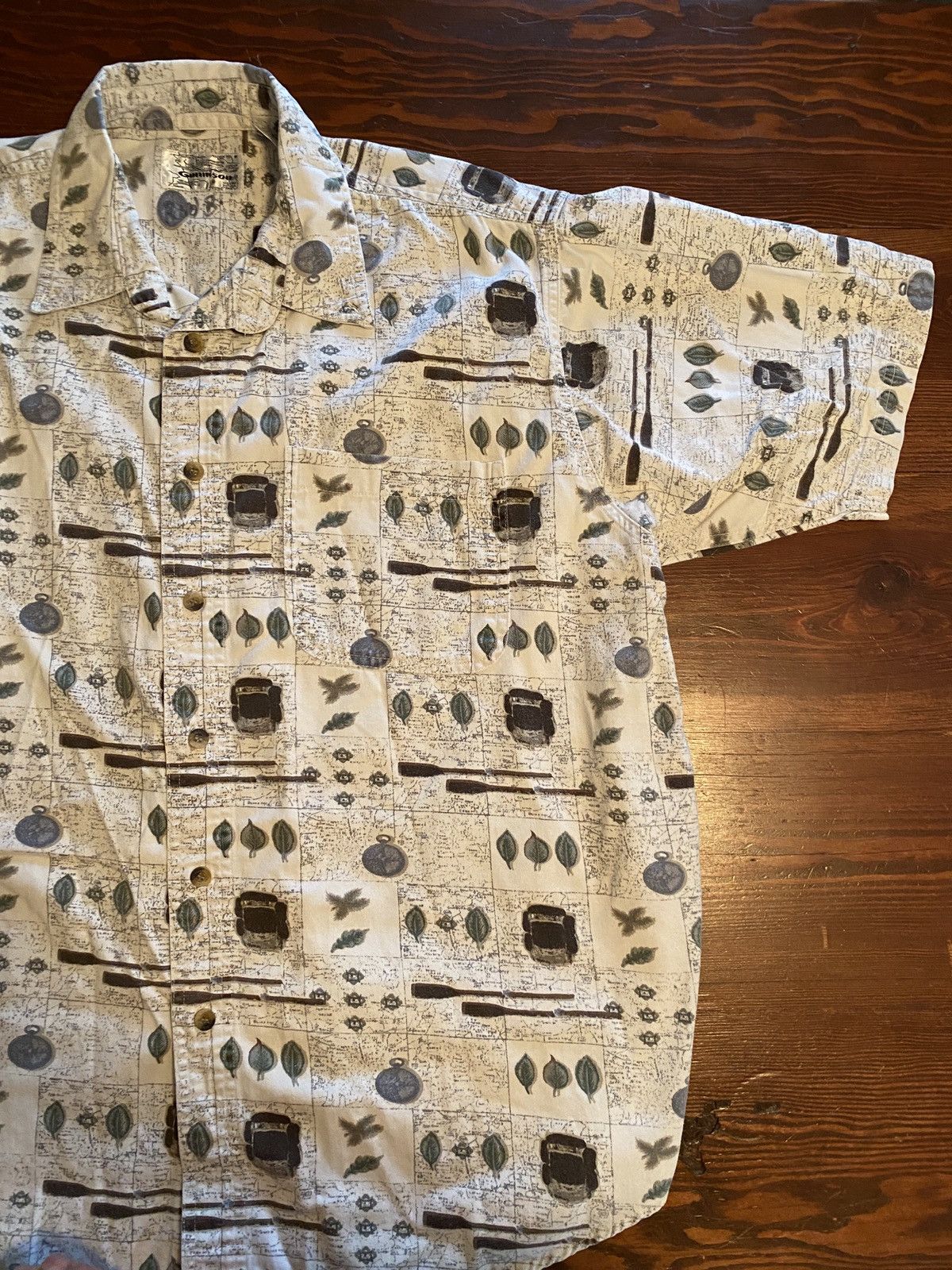Vintage Vintage 90’s Gunnison Denim Outdoors Theme Button Up Size US XL / EU 56 / 4 - 1 Thumbnail