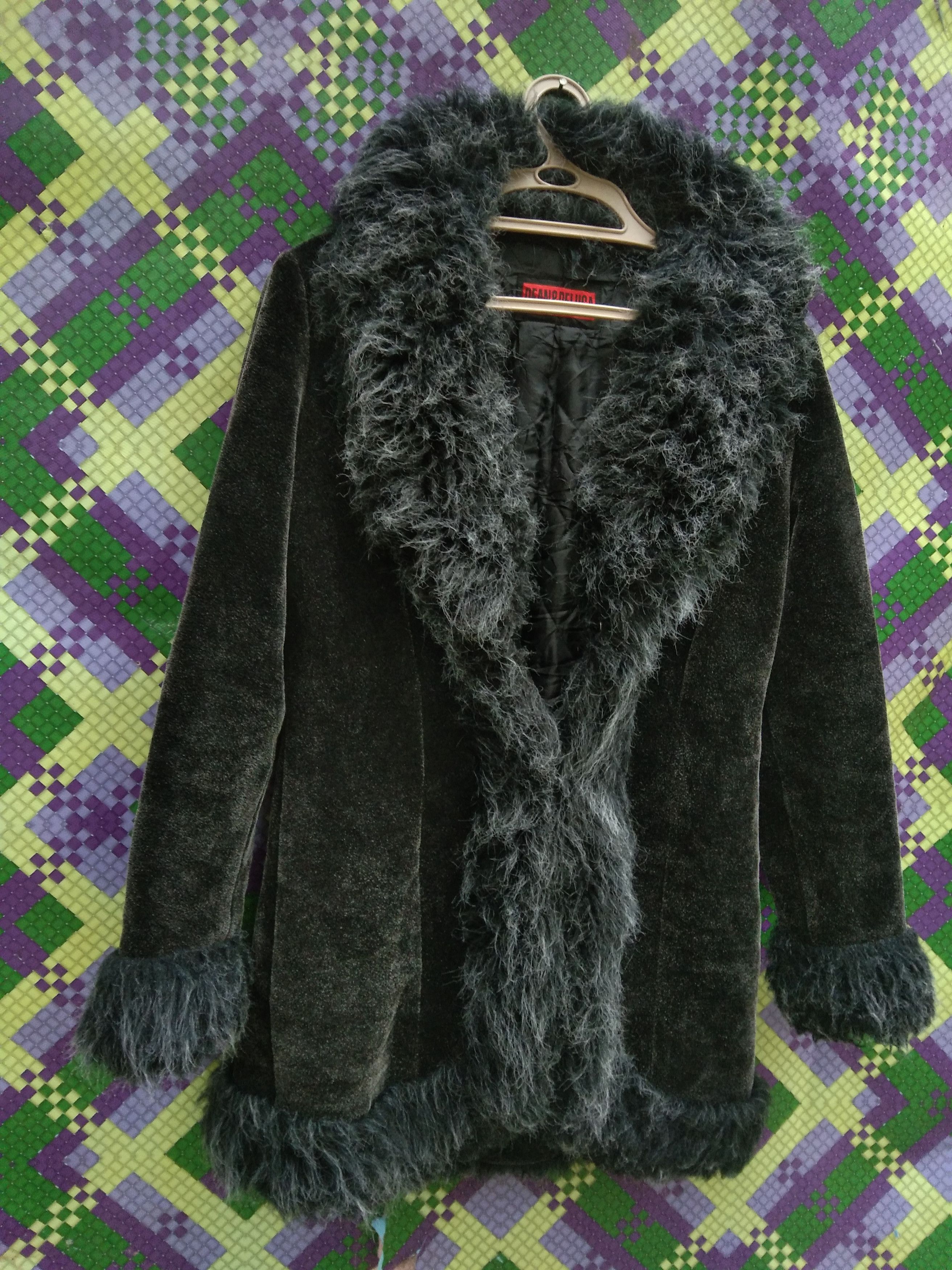 Vintage DEAN & DELUCA WOMEN'S SHERLING JACKET Size M / US 6-8 / IT 42-44 - 3 Thumbnail