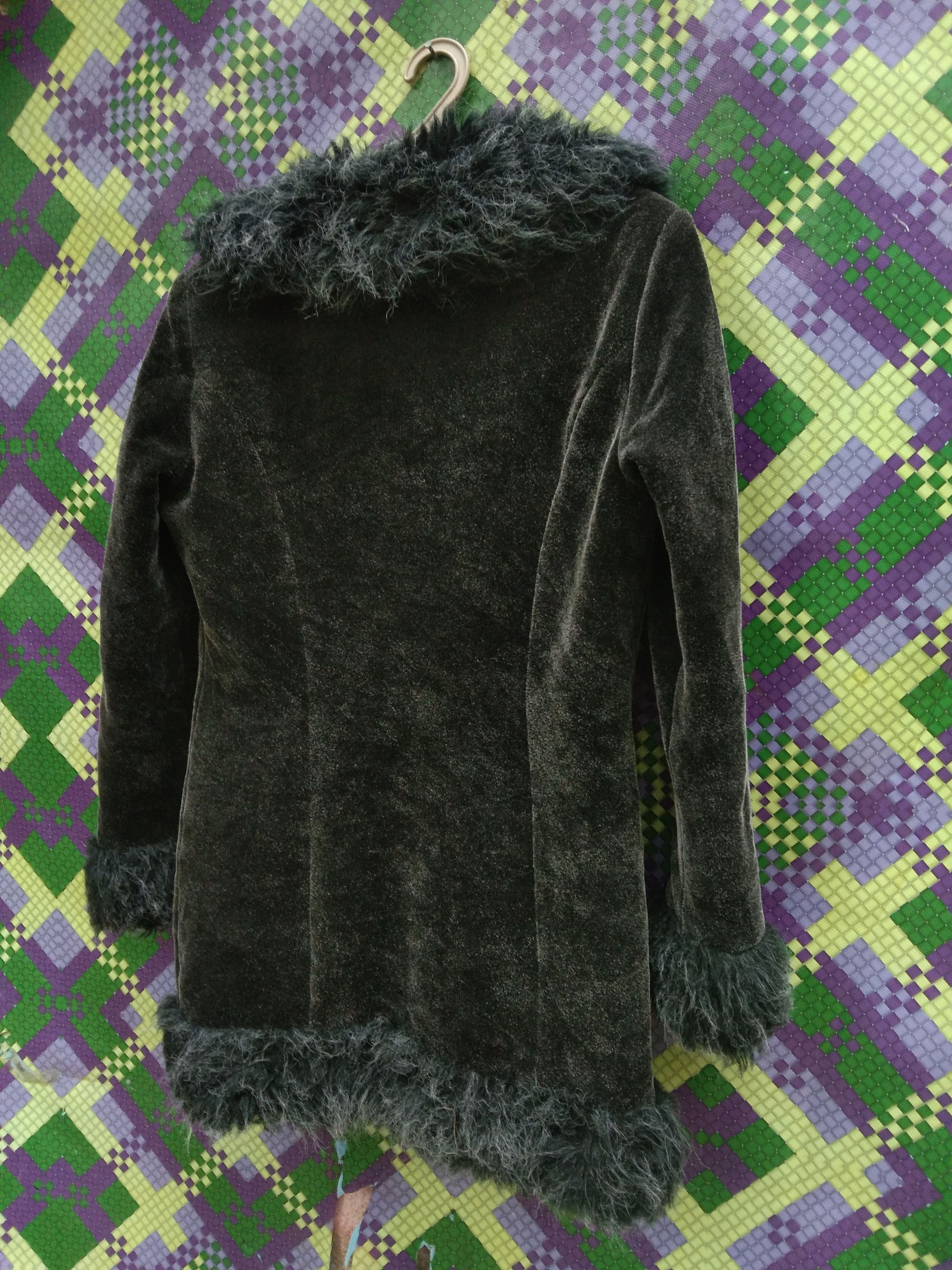 Vintage DEAN & DELUCA WOMEN'S SHERLING JACKET Size M / US 6-8 / IT 42-44 - 6 Thumbnail