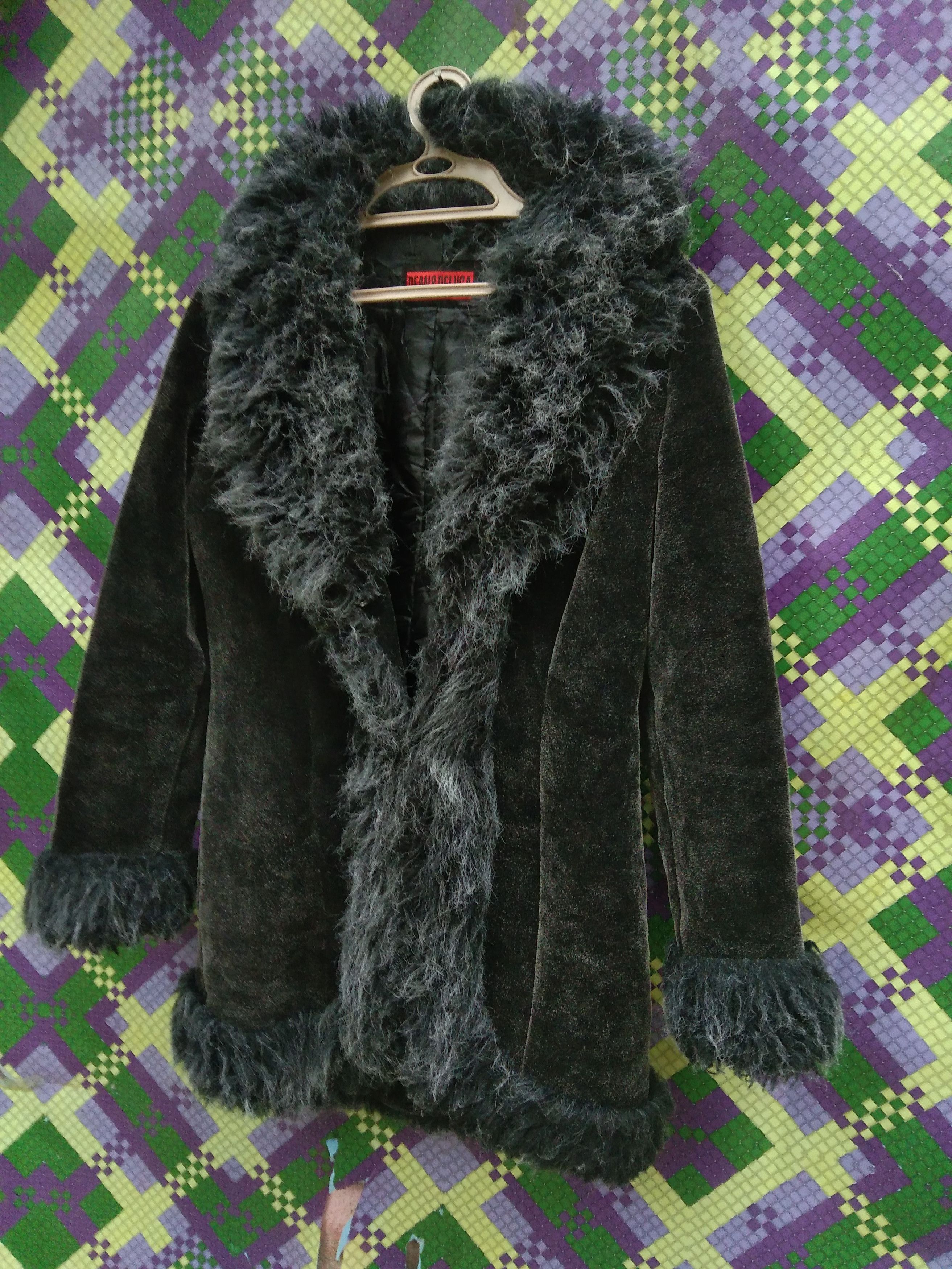 Vintage DEAN & DELUCA WOMEN'S SHERLING JACKET Size M / US 6-8 / IT 42-44 - 2 Thumbnail