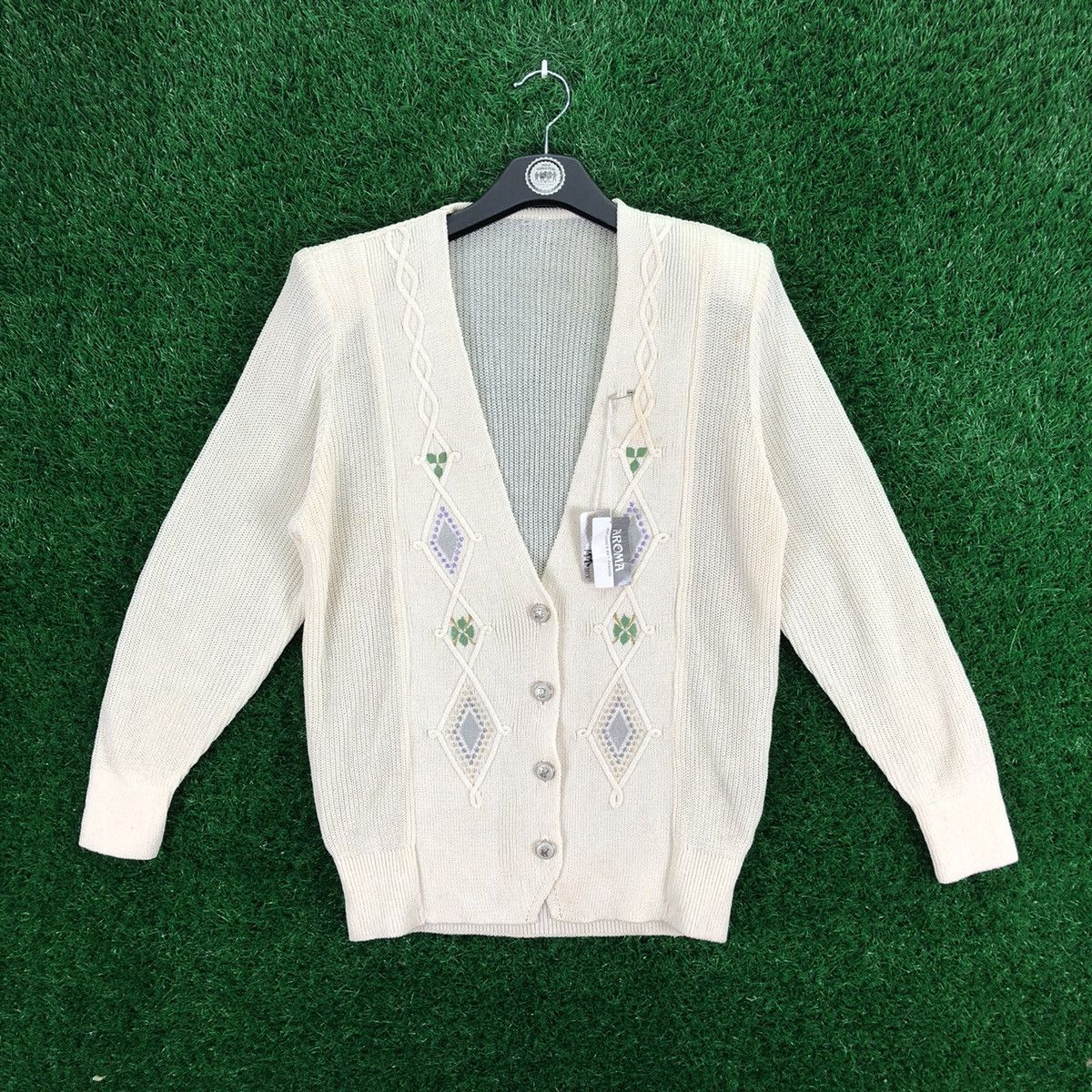 Cardigan × Japanese Brand × Vintage Vintage 90