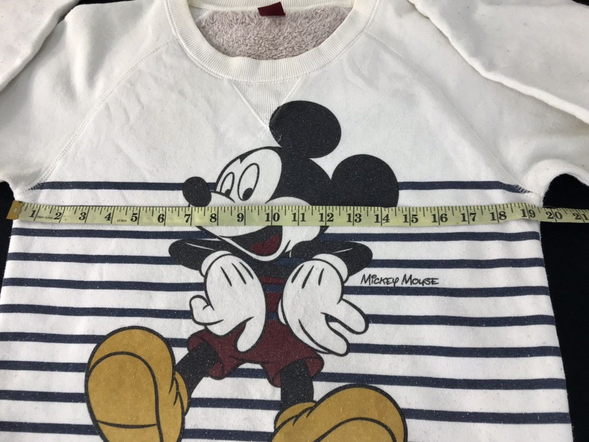 Disney × Mickey Mouse Sweatshirt Mickey Mouse Big Logo Stripe Fleece Inner Size US M / EU 48-50 / 2 - 9 Thumbnail