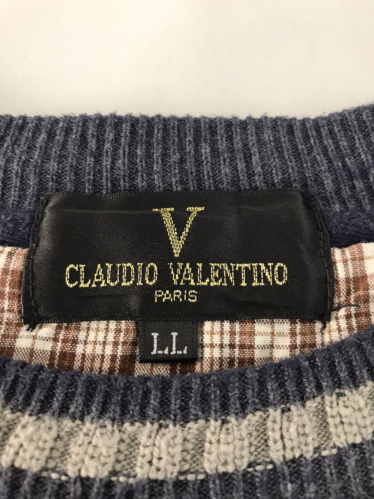 Other Sweatshirt Claudio Valentino Paris Blue Colour Size US XL / EU 56 / 4 - 5 Thumbnail
