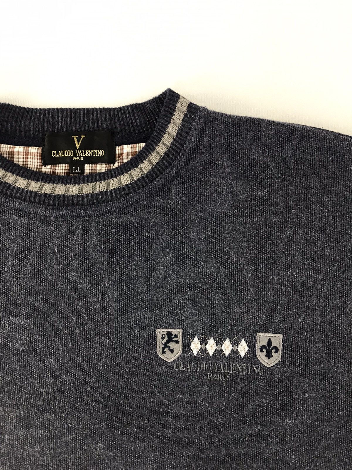 Other Sweatshirt Claudio Valentino Paris Blue Colour Size US XL / EU 56 / 4 - 4 Thumbnail