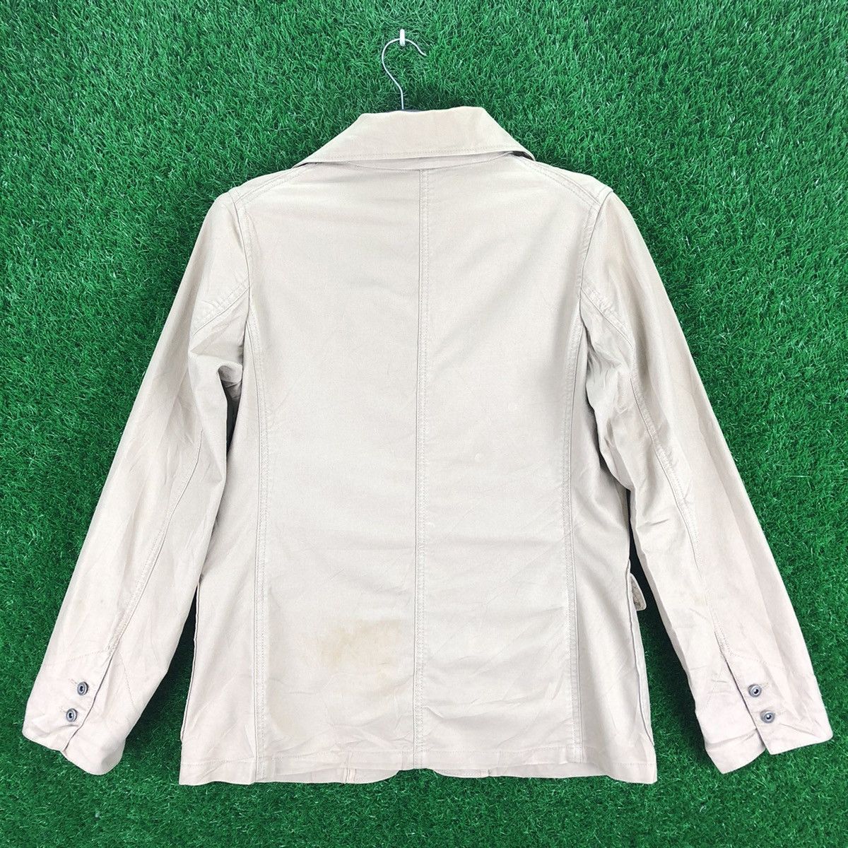Japanese Brand Vintage 90's Light Jacket Button Up by Laugh & Peace Size US S / EU 44-46 / 1 - 4 Thumbnail