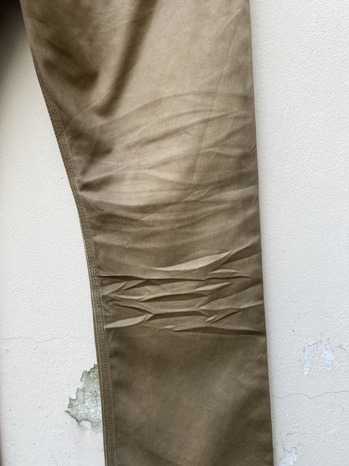 Issey Miyake Ayuite Hiroyuki Obara Dirt Distres Flare Chinos Trouser Pant Size US 31 - 15 Thumbnail