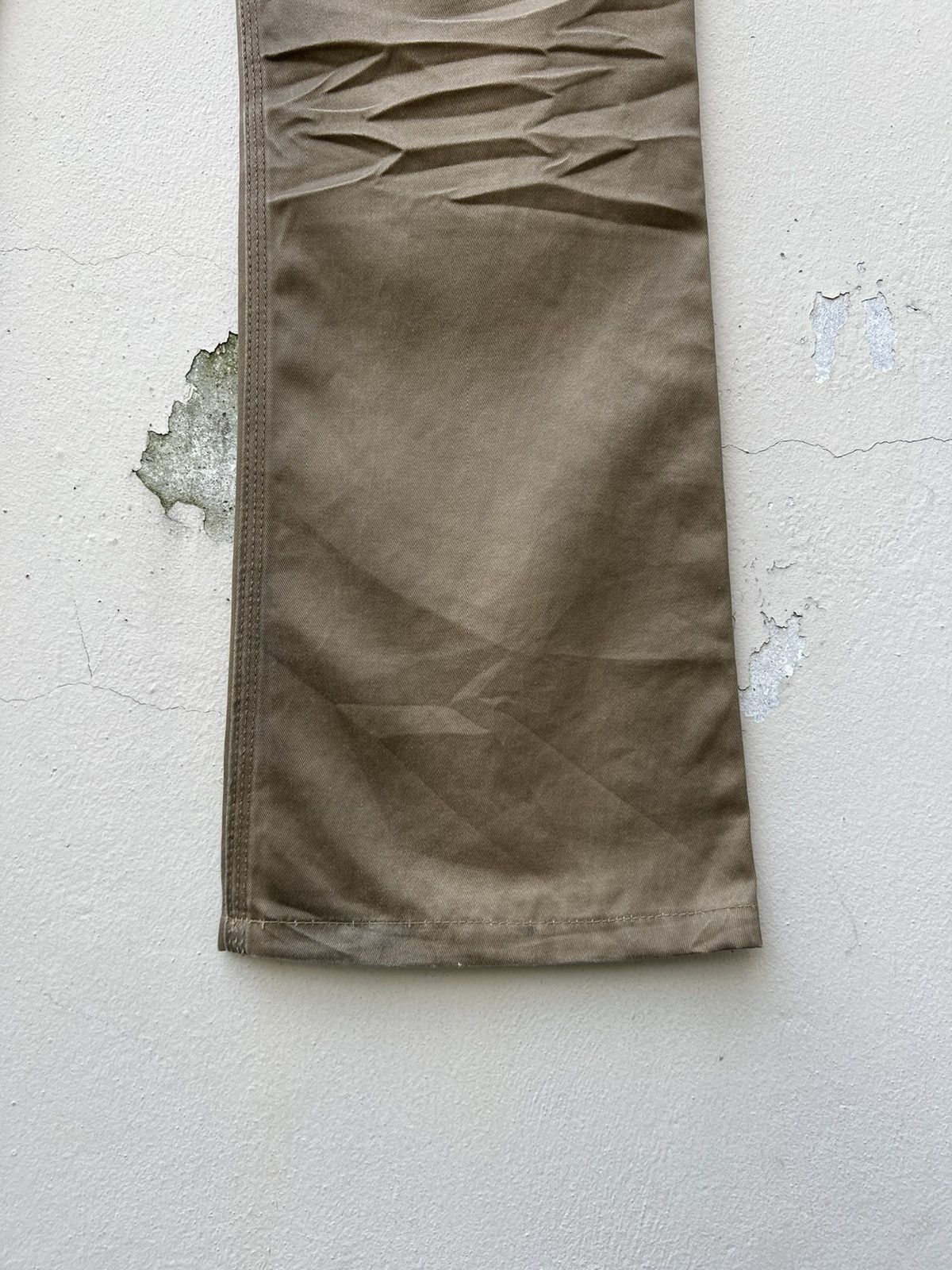 Issey Miyake Ayuite Hiroyuki Obara Dirt Distres Flare Chinos Trouser Pant Size US 31 - 16 Thumbnail