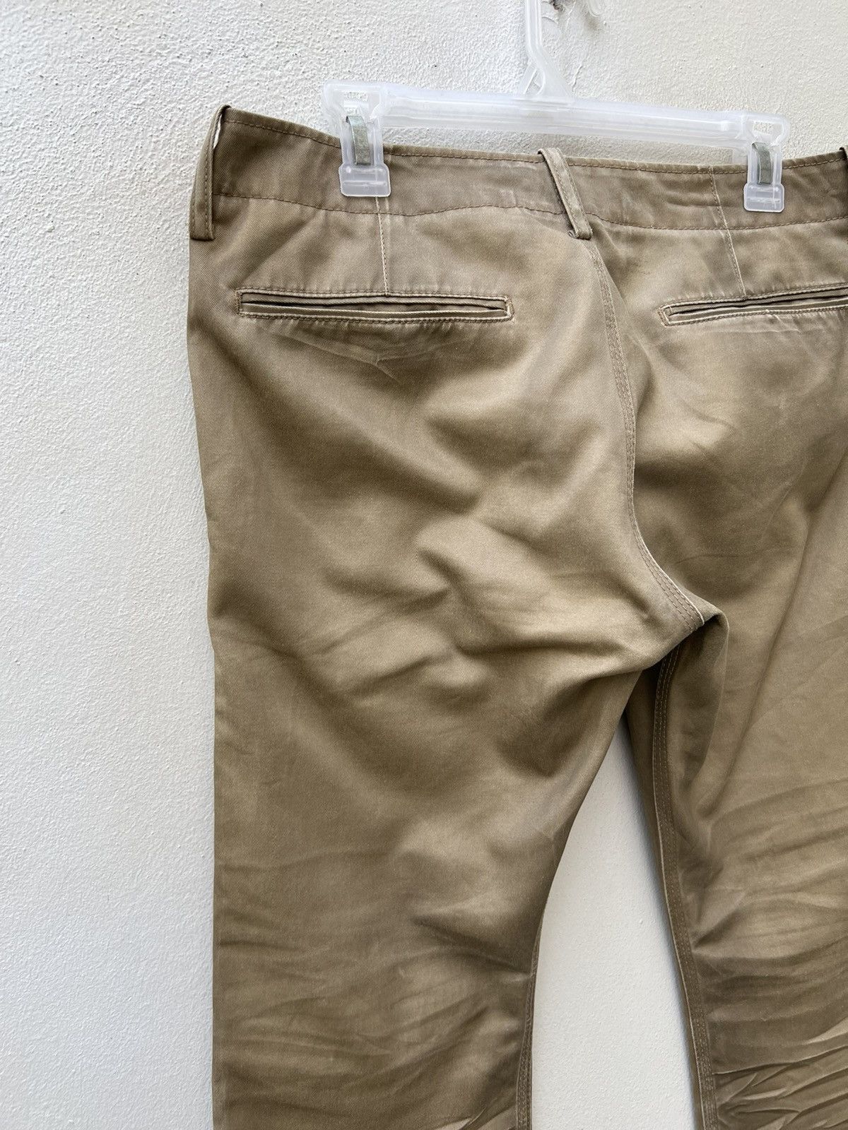 Issey Miyake Ayuite Hiroyuki Obara Dirt Distres Flare Chinos Trouser Pant Size US 31 - 11 Thumbnail