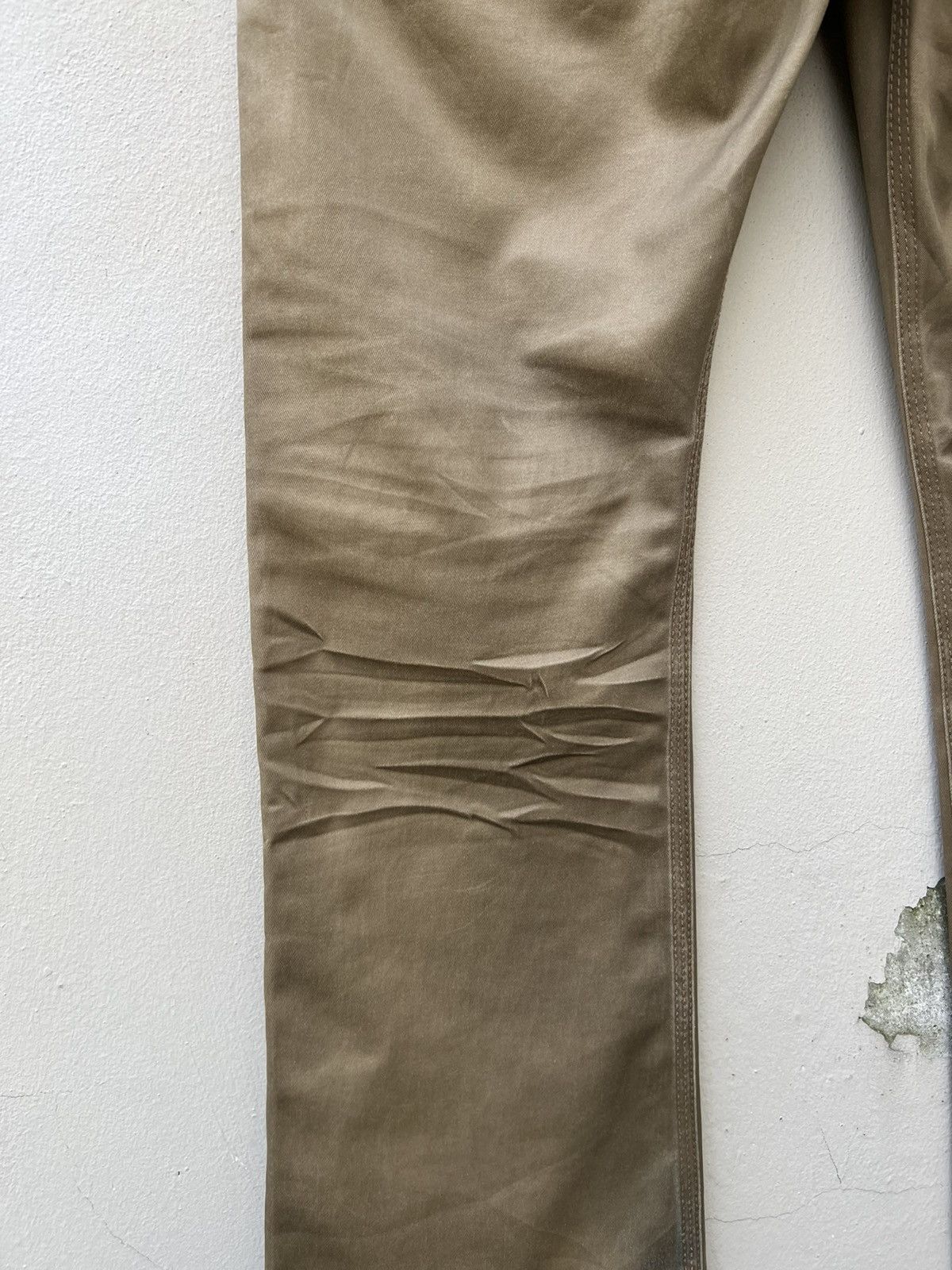 Issey Miyake Ayuite Hiroyuki Obara Dirt Distres Flare Chinos Trouser Pant Size US 31 - 12 Thumbnail