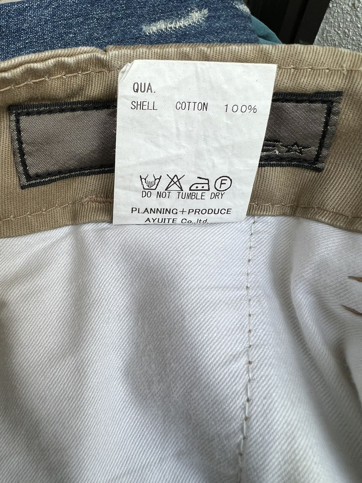 Issey Miyake Ayuite Hiroyuki Obara Dirt Distres Flare Chinos Trouser Pant Size US 31 - 18 Thumbnail