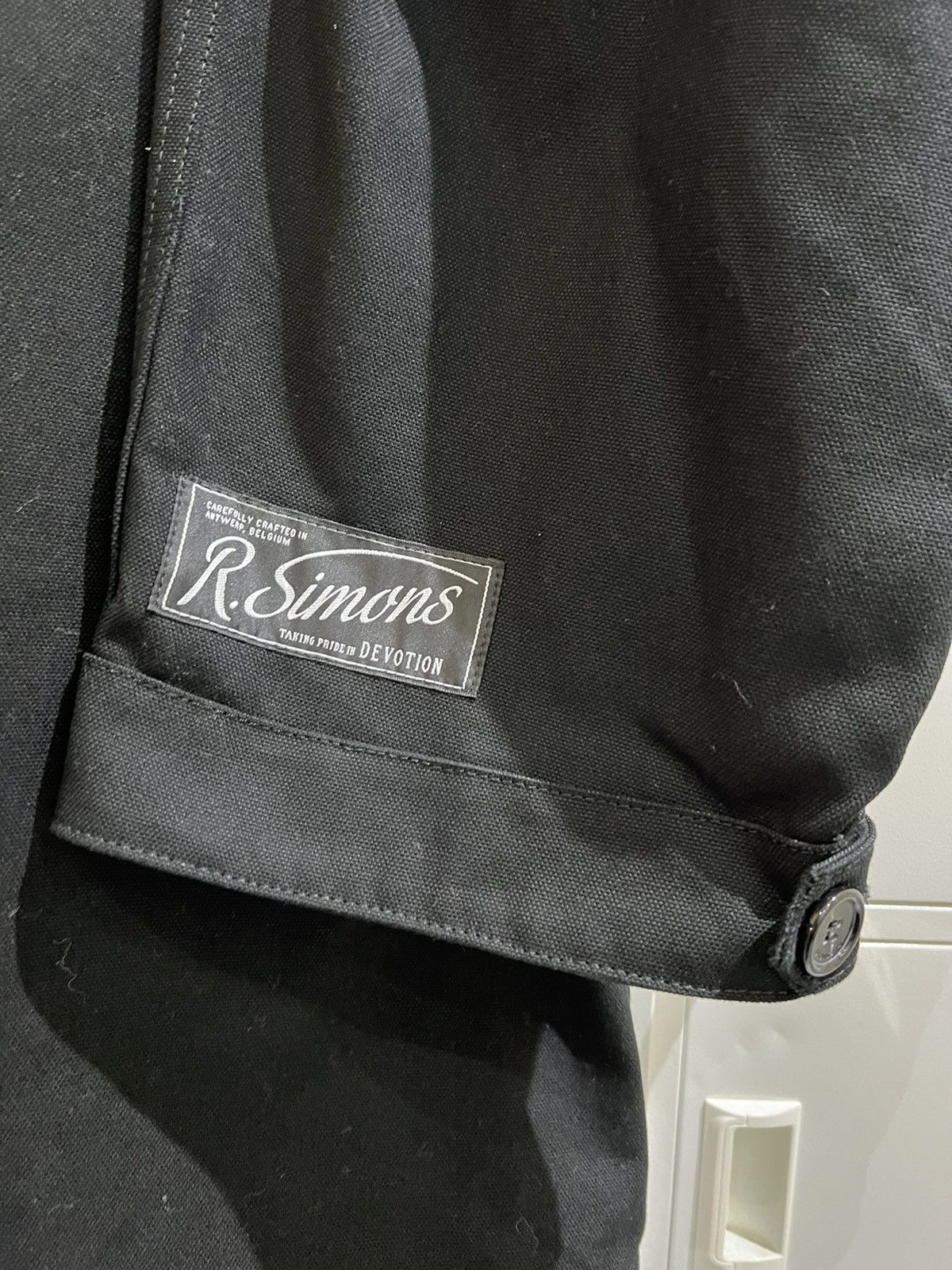 Raf simons oversized printed parka