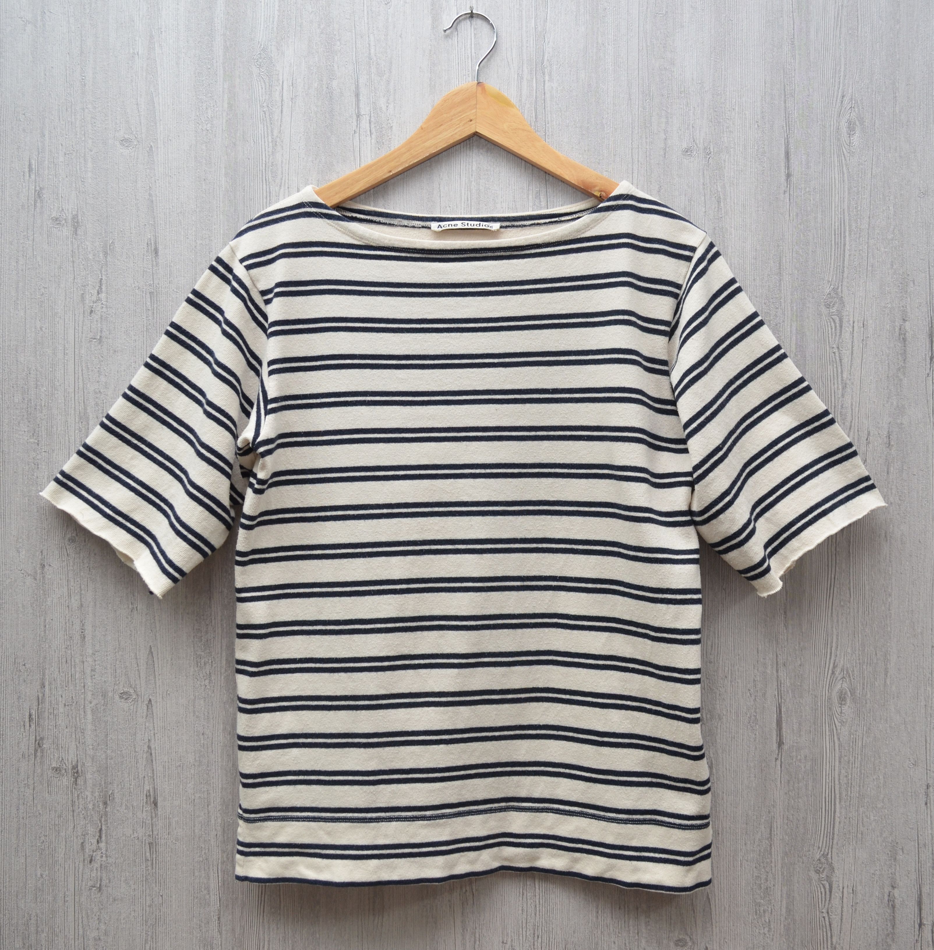 Acne Studios Acne Studios Davana Stripes Short Sleeve T Shirt Size XS Size XS / US 0-2 / IT 36-38 - 1 Thumbnail