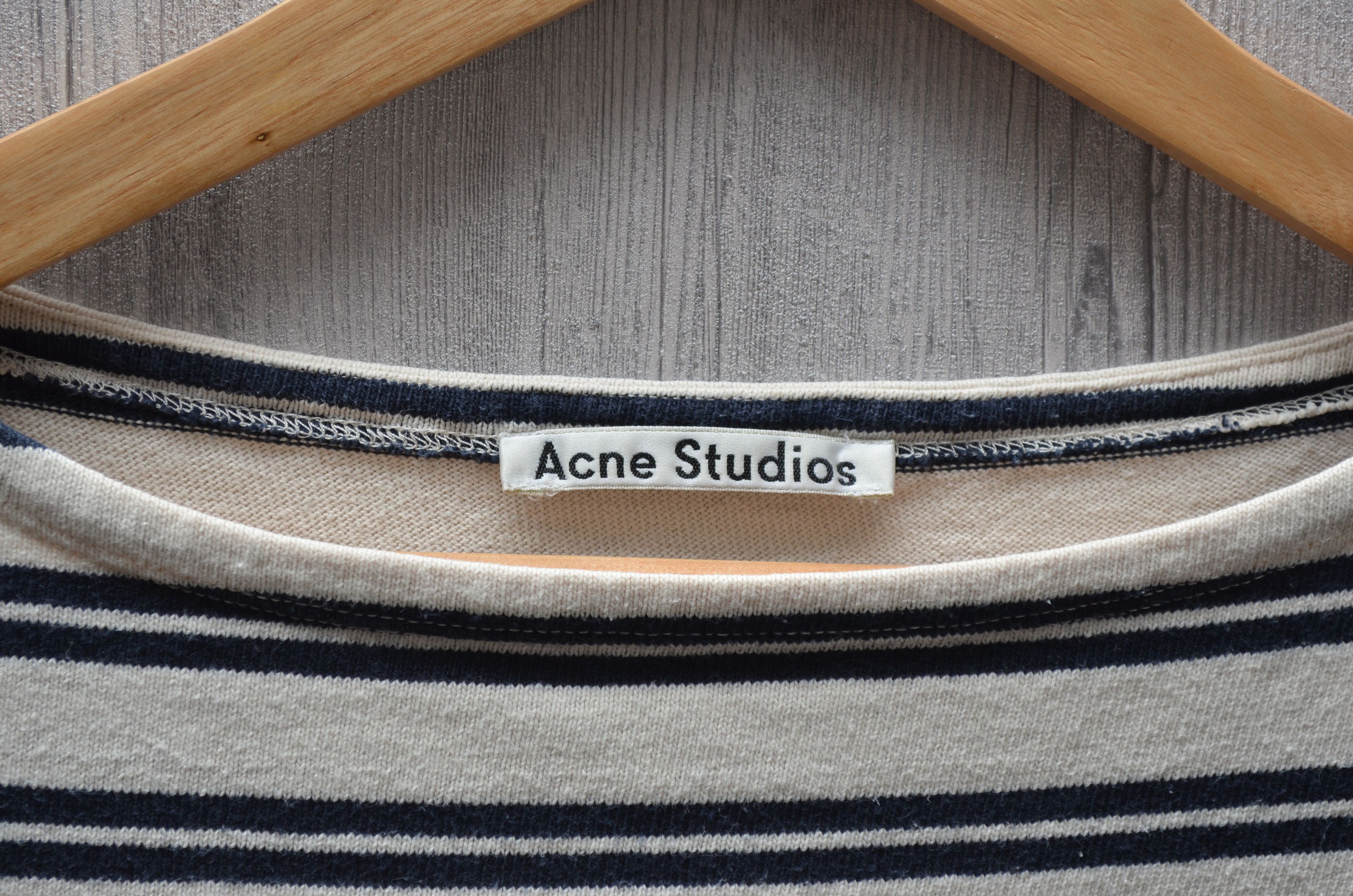 Acne Studios Acne Studios Davana Stripes Short Sleeve T Shirt Size XS Size XS / US 0-2 / IT 36-38 - 3 Thumbnail