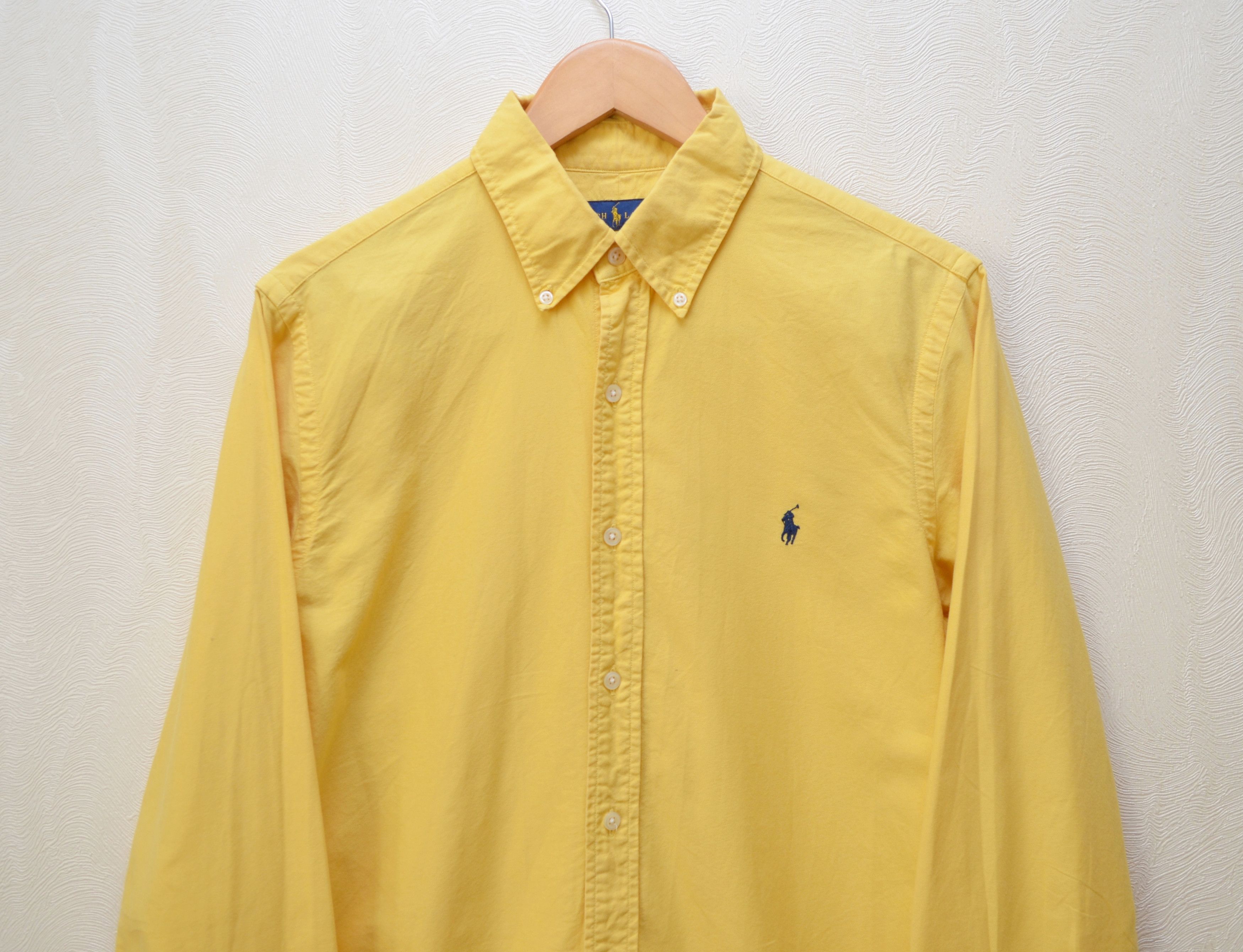 Polo Ralph Lauren Polo Ralph Lauren Slim Fit Yellow Shirt Size M Size US M / EU 48-50 / 2 - 2 Thumbnail