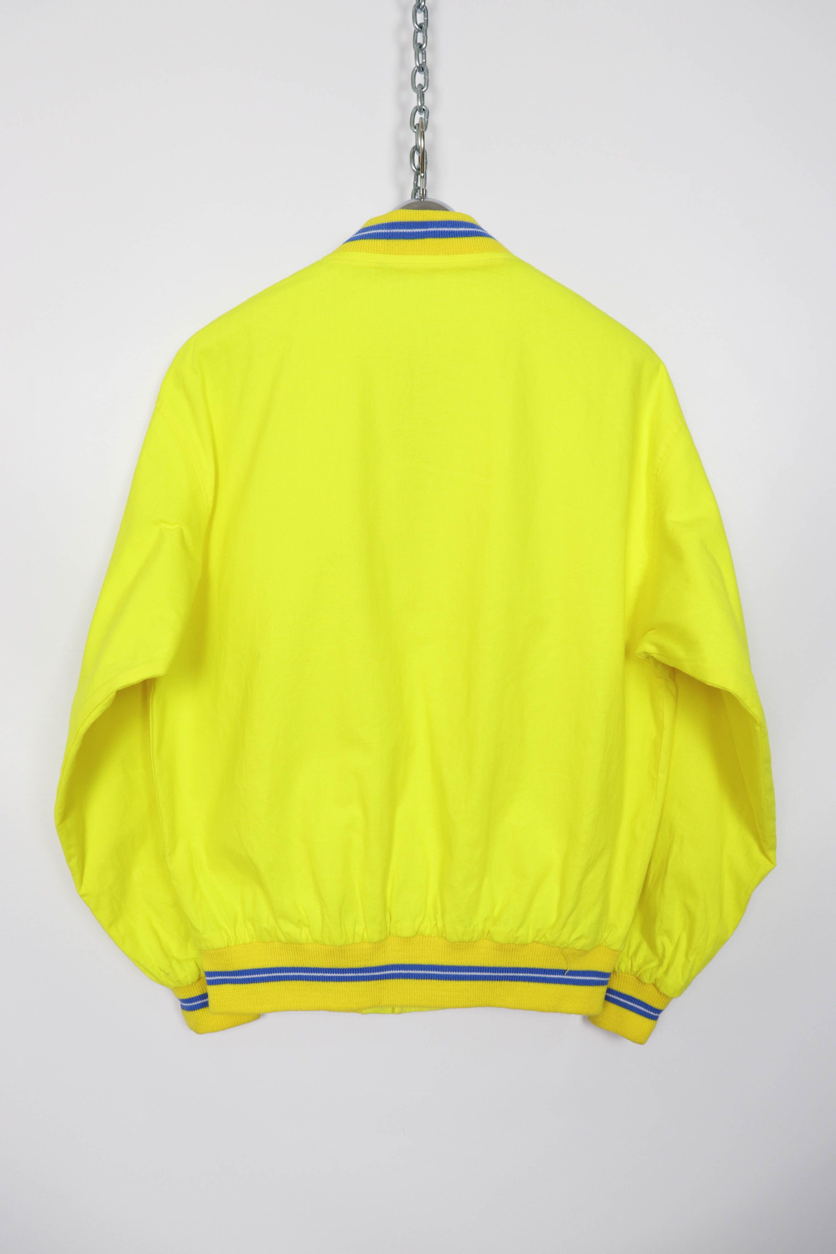 Vintage 80-90s Vintage Made in England Yellow Bomber Jacket Size US M / EU 48-50 / 2 - 4 Thumbnail