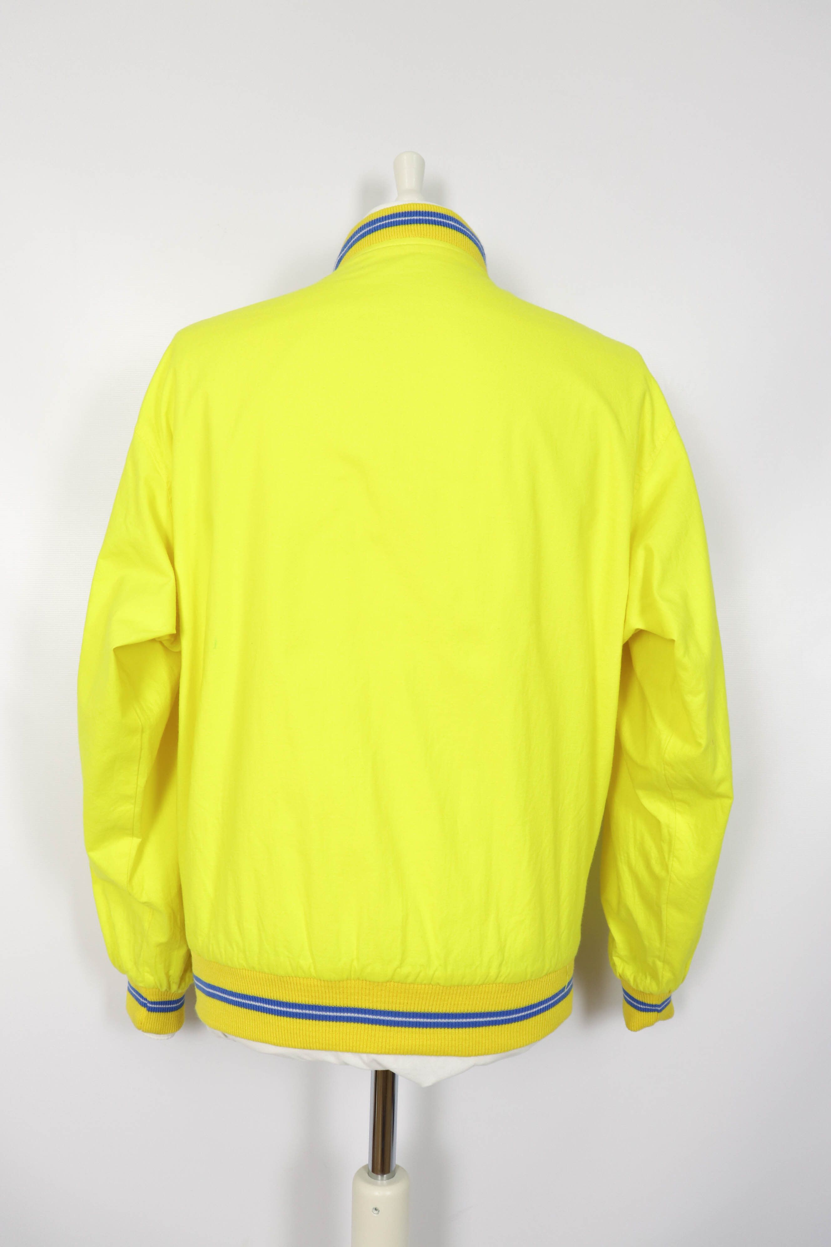 Vintage 80-90s Vintage Made in England Yellow Bomber Jacket Size US M / EU 48-50 / 2 - 2 Thumbnail