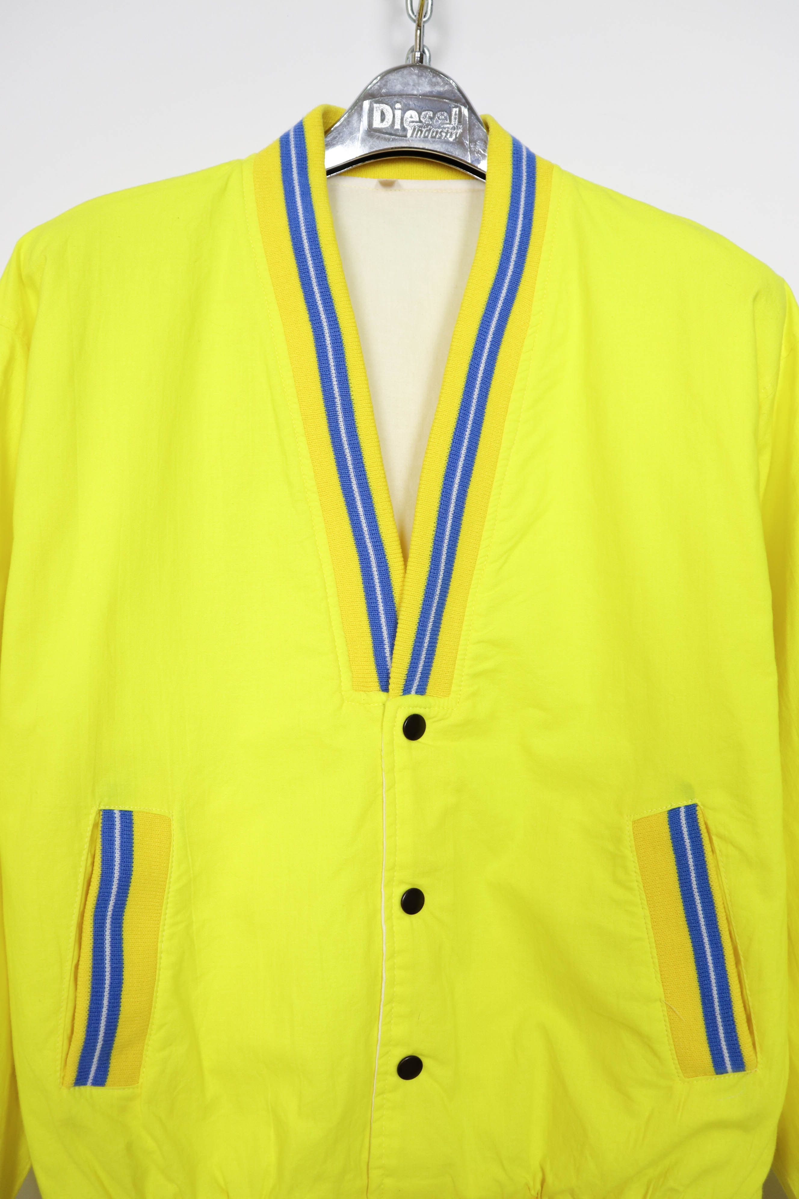Vintage 80-90s Vintage Made in England Yellow Bomber Jacket Size US M / EU 48-50 / 2 - 5 Thumbnail