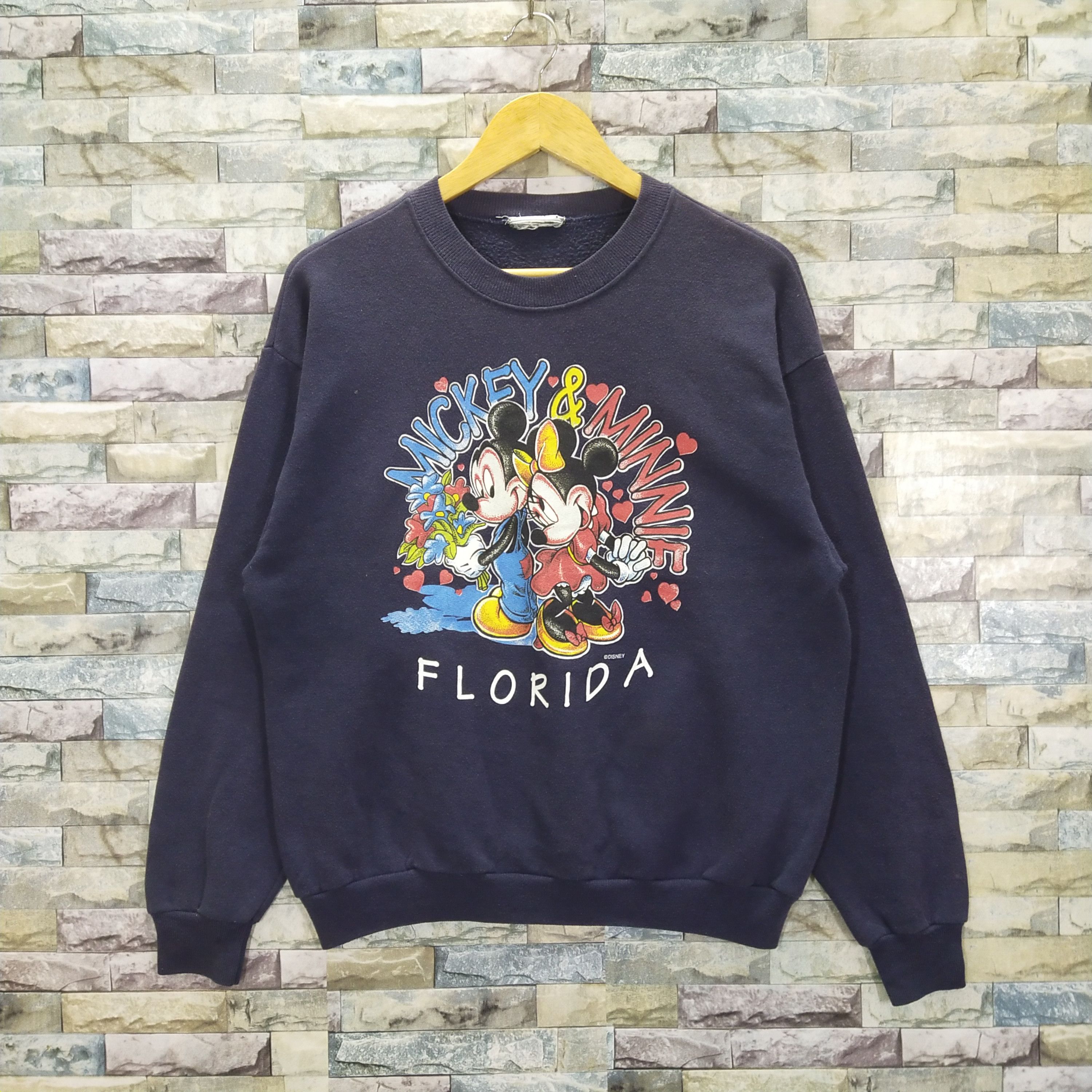 Mickey Mouse Vintage 90s Mickey Mouse Florida Sweatshirt Size US M / EU 48-50 / 2 - 1 Thumbnail