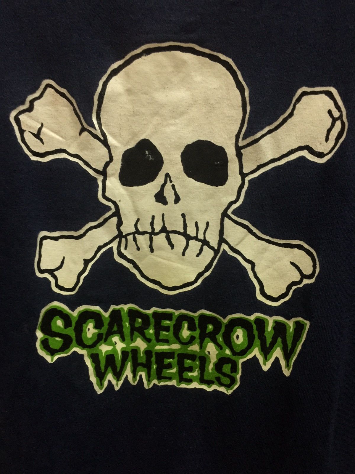 Santa Cruz Skateboards × Vintage VINTAGE 90s SCARECROW WHEELS SKATEBOARDS TEE Size US S / EU 44-46 / 1 - 3 Thumbnail