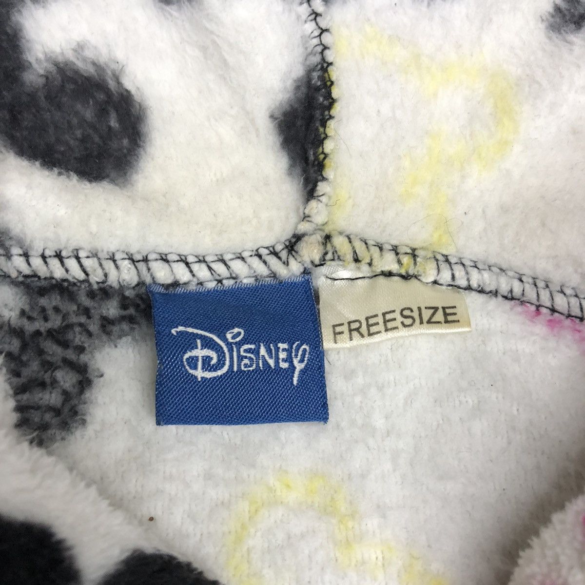 Disney Vintage 90's Disney Fullprint Fleece Zipper Hoodie Size US L / EU 52-54 / 3 - 5 Thumbnail