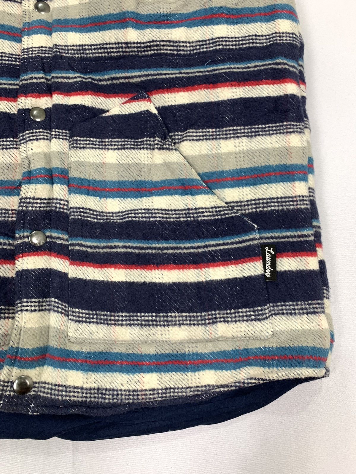 Japanese Brand LAUNDRY Fullprint Allover Fleece Bomber Hoodie Vest Jacket Size US M / EU 48-50 / 2 - 9 Thumbnail