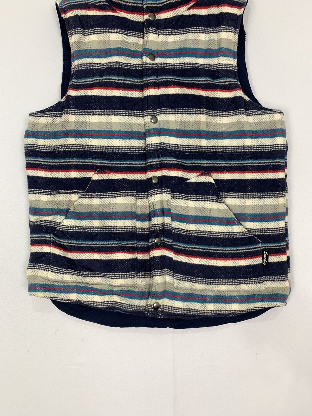 Japanese Brand LAUNDRY Fullprint Allover Fleece Bomber Hoodie Vest Jacket Size US M / EU 48-50 / 2 - 6 Thumbnail