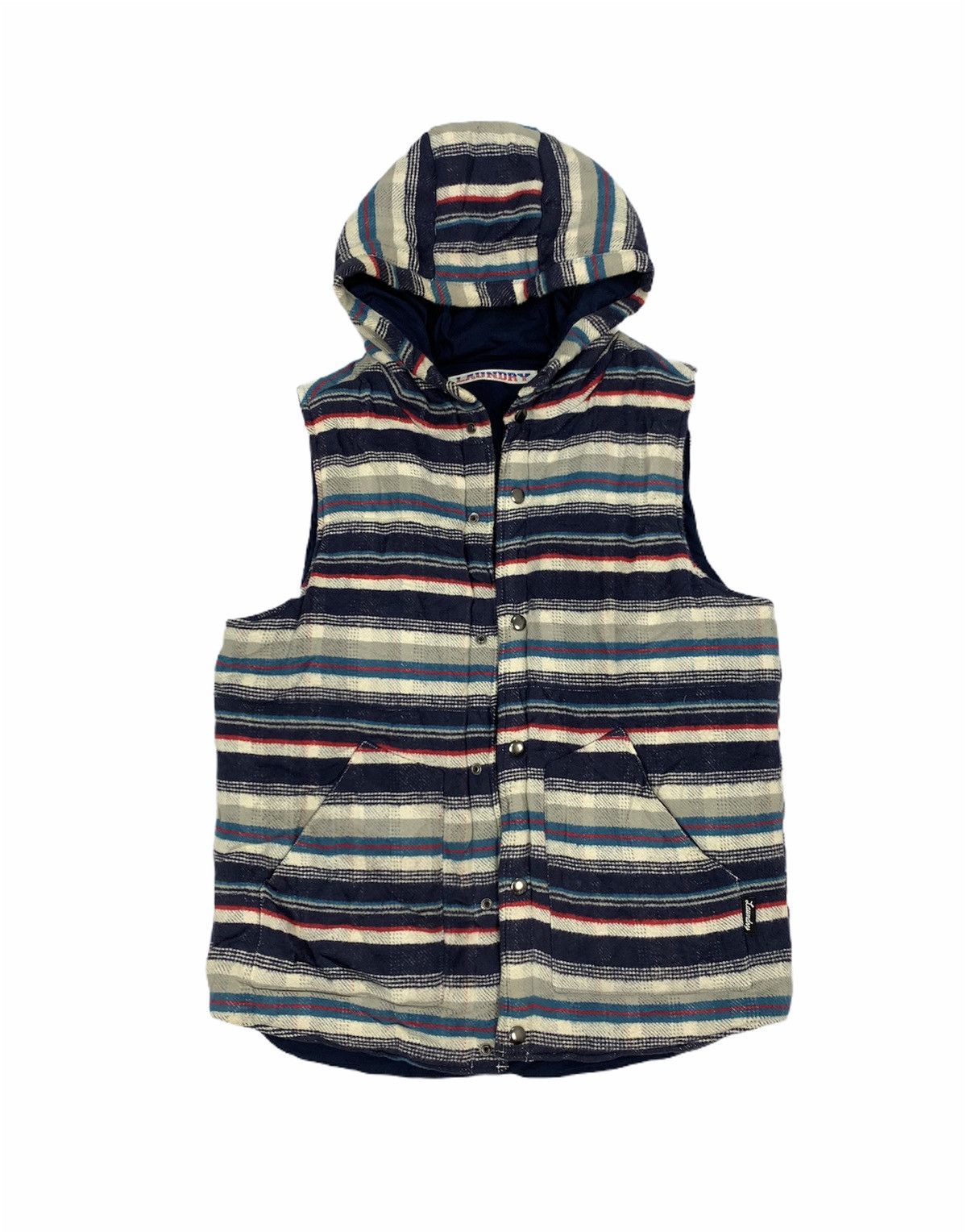 Japanese Brand LAUNDRY Fullprint Allover Fleece Bomber Hoodie Vest Jacket Size US M / EU 48-50 / 2 - 4 Thumbnail