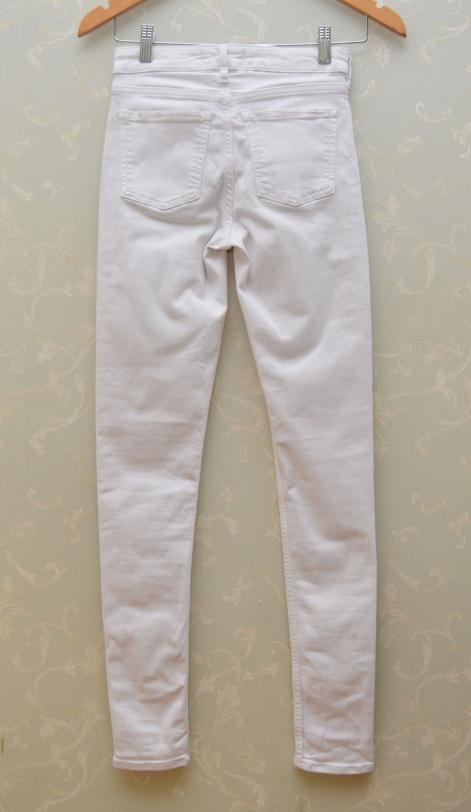 Acne Studios ACNE STUDIOS Skin 5 Optic White Size 26/34 Denim Jeans Size 26" / US 2 / IT 38 - 7 Thumbnail