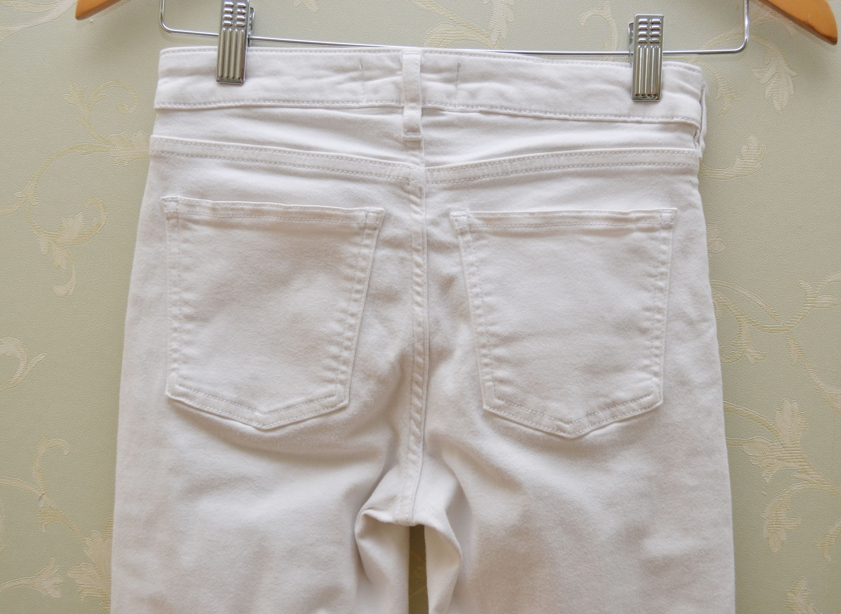 Acne Studios ACNE STUDIOS Skin 5 Optic White Size 26/34 Denim Jeans Size 26" / US 2 / IT 38 - 8 Thumbnail